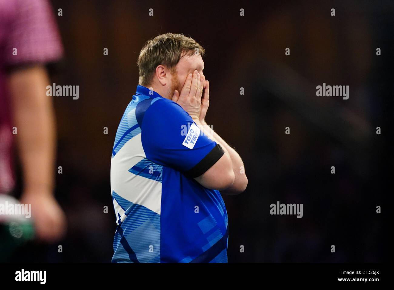 Resty Rodeiguez Cameron Menzies reacts after beating Rusty-Jake Rodriguez (not pictured ...