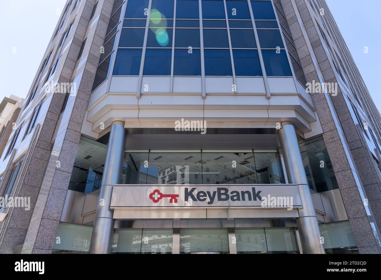 Key Bank Tower in Salt Lake City, Utah, USA Stock Photo