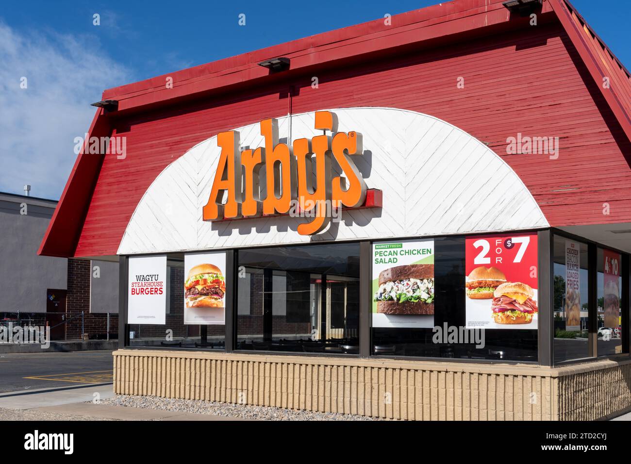 An Arby’s restaurant in Salt Lake City, Utah, USA Stock Photo