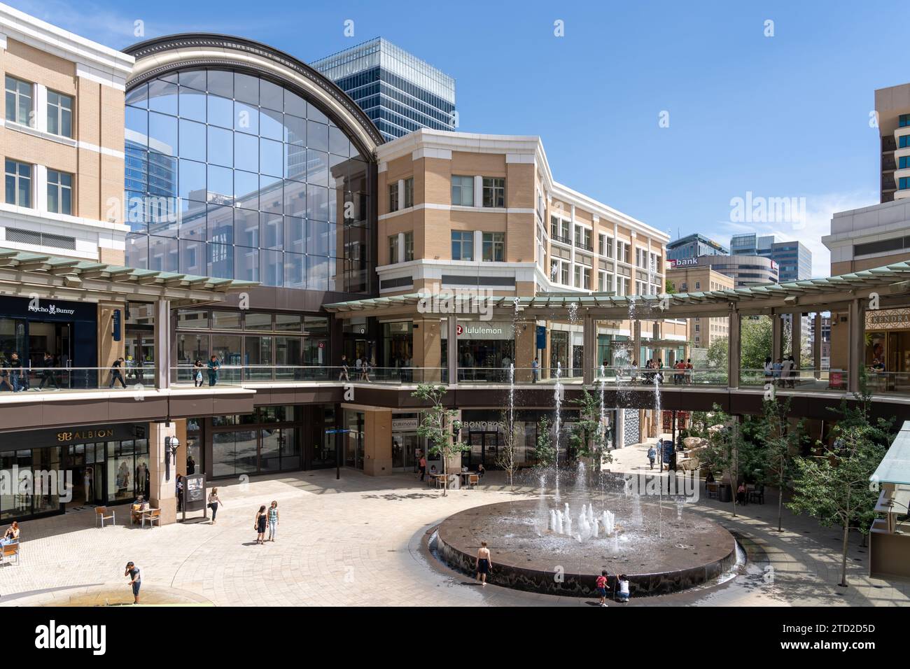 City Creek Center in Salt Lake City, Utah, USA Stock Photo
