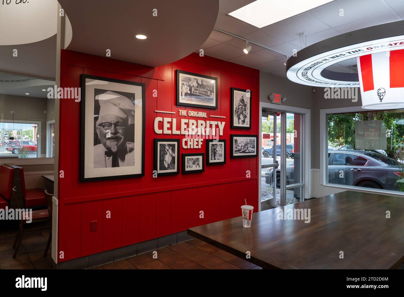 Interior view of the World's First KFC (Kentucky Fried Chicken