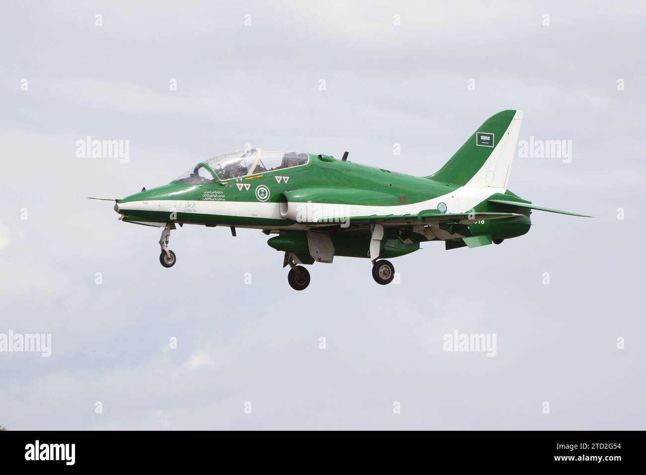 8818, a BAe Hawk 65 operated by the Saudi Hawks (or Saudi Falcons), the ...