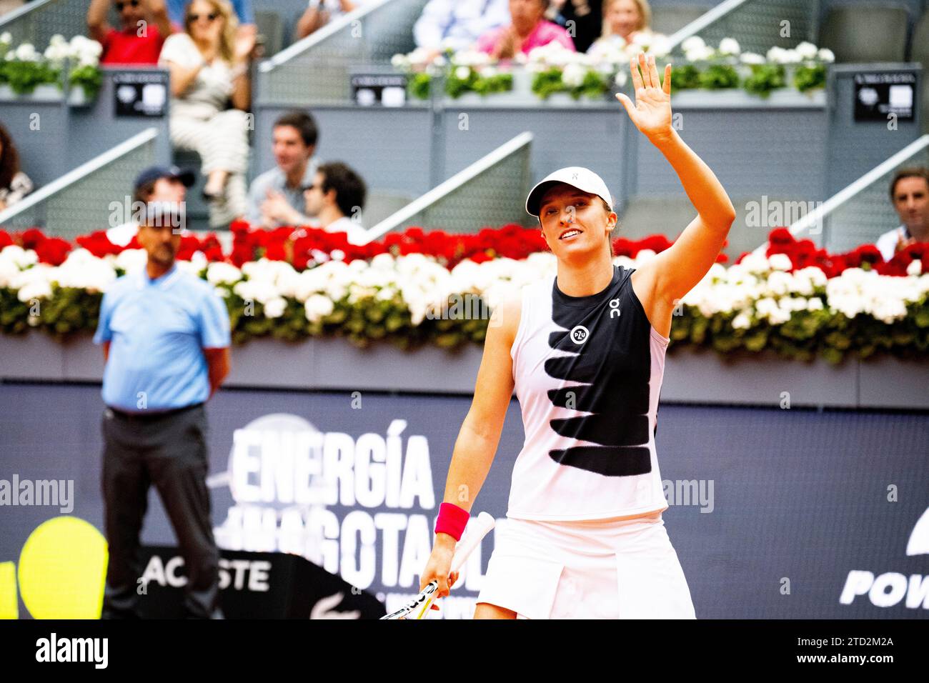 Madrid, 04/30/2023. Mutua Madrid Open Tennis. Magic Box. Master 1000, Wta 1000. Iga Swiatek