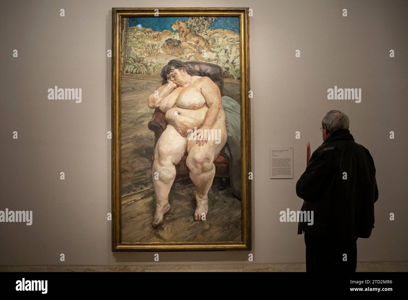 Madrid, 01/13/2023. Lucien Freud exhibition at the Thyssen museum. Photo: Isabel Permuy. Archdc. Credit: Album / Archivo ABC / Isabel B. Permuy Stock Photo