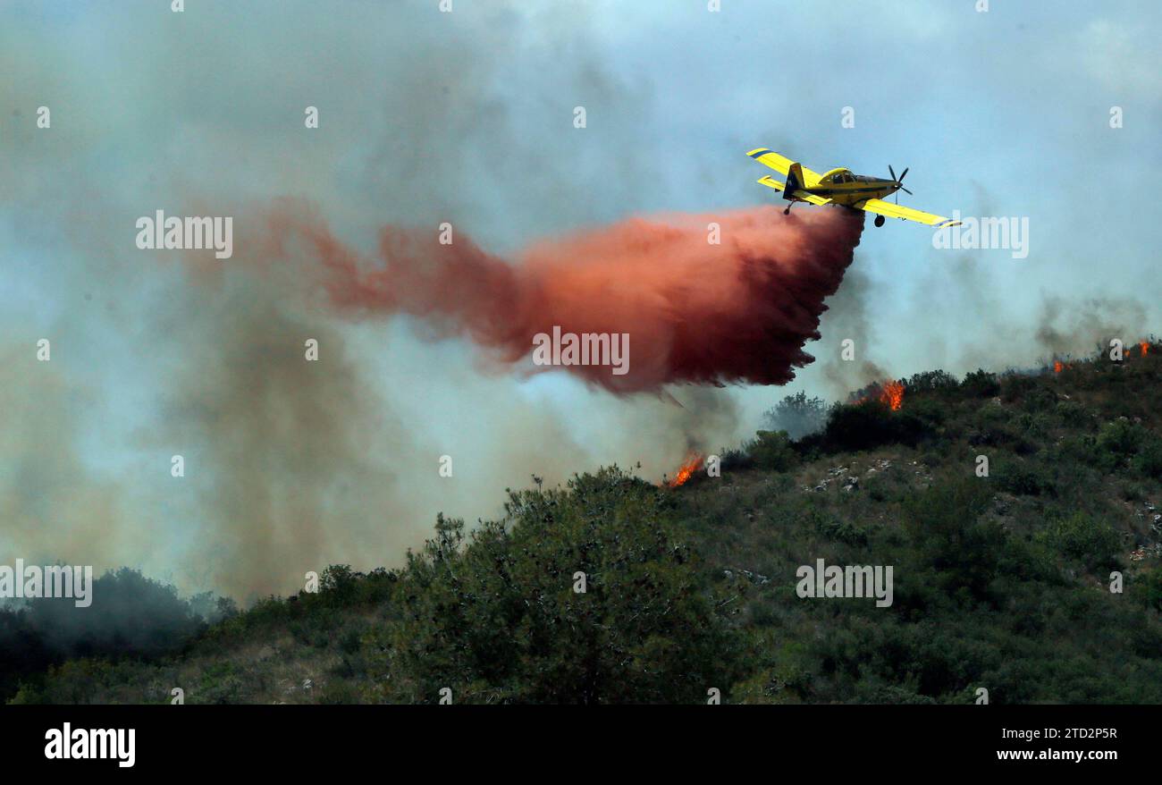 Valencia, 06/16/2016. Forest fire. Photo: Rober Solsona Archdc. Credit: Album / Archivo ABC / Rober Solsona Stock Photo