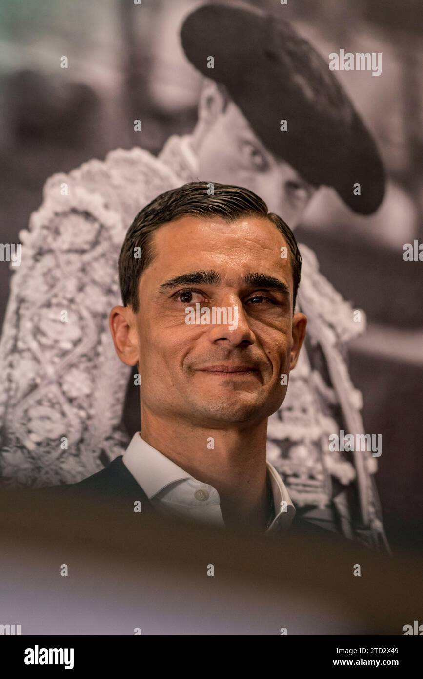Valencia, 11/21/2018. The bullfighter Paco Ureña appears publicly for the first time after the beating he suffered in Albacete, in which he lost sight in his left eye. Photo: Mikel Ponce ARCHDC. Credit: Album / Archivo ABC / Mikel Ponce Stock Photo