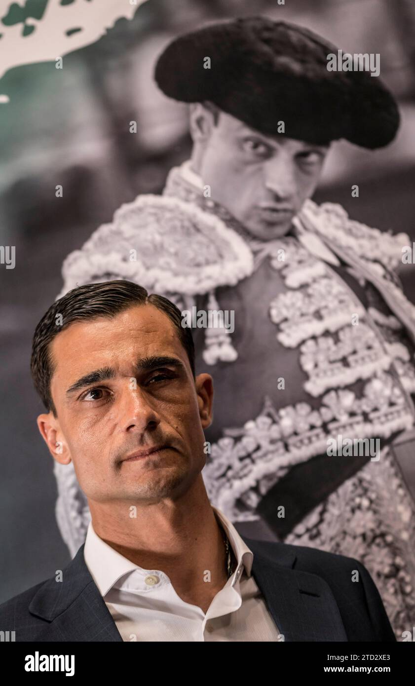 Valencia, 11/21/2018. The bullfighter Paco Ureña appears publicly for the first time after the beating he suffered in Albacete, in which he lost sight in his left eye. Photo: Mikel Ponce ARCHDC. Credit: Album / Archivo ABC / Mikel Ponce Stock Photo