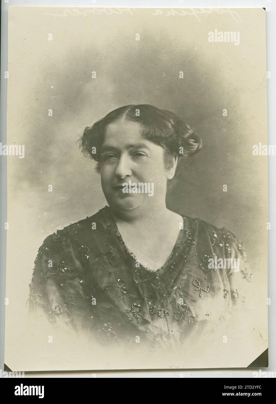 10/01/1907. Actresses of the Princess Theater. Actress Josefina Álvarez. Credit: Album / Archivo ABC / Greco Stock Photo