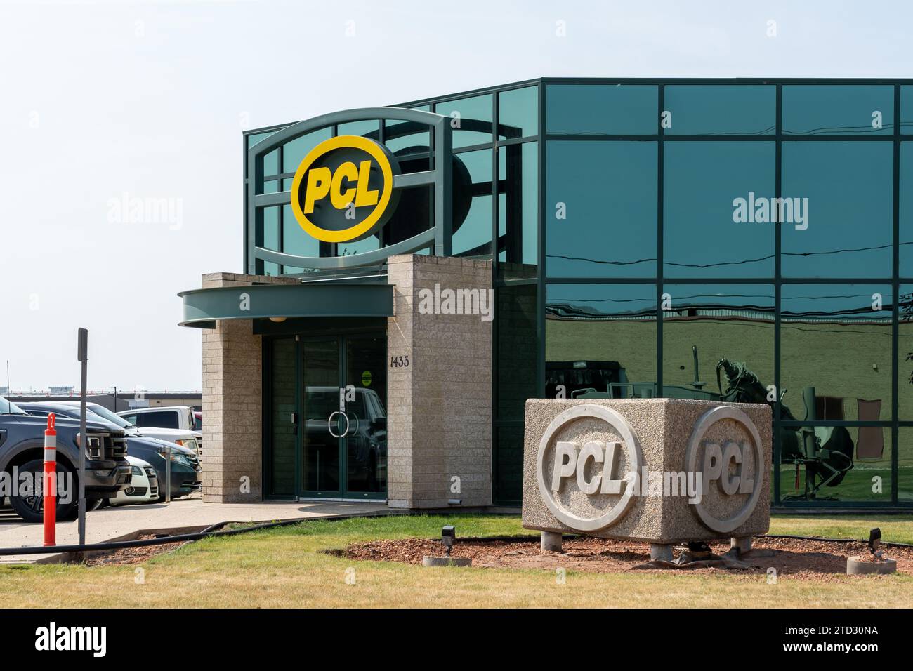 PCL Construction Management office in Regina, Saskatchewan, Canada Stock Photo