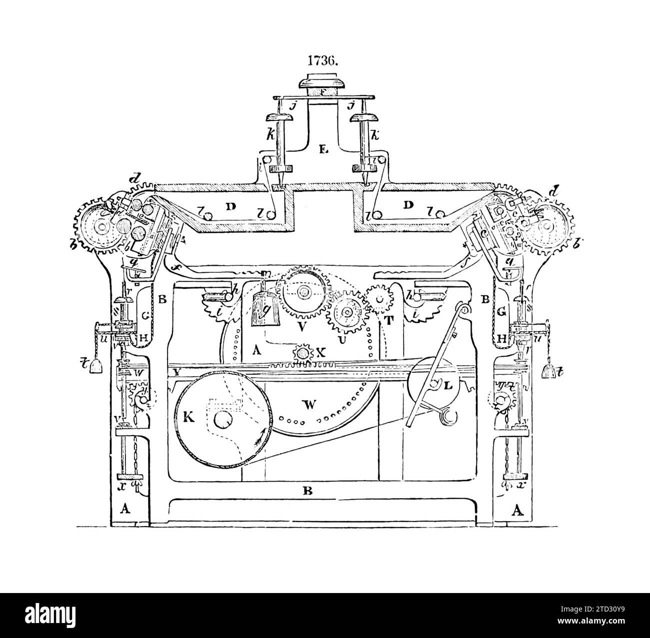 Engineering drawing of machine hi-res stock photography and images - Alamy