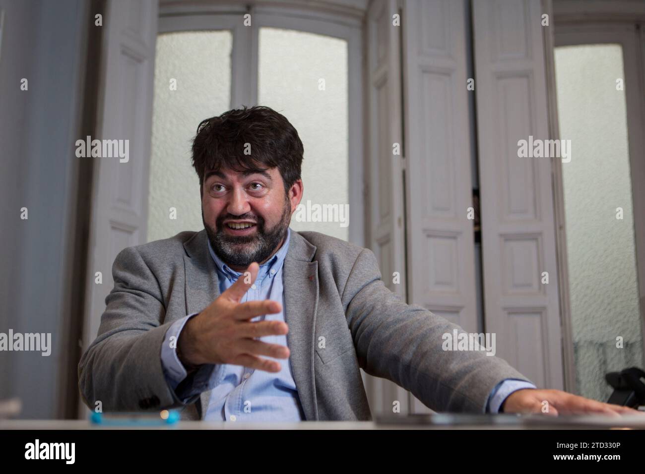 Madrid, 04/23/2019. Interview with Carlos Sánchez Mato, Madrid en Pie candidate for mayor of Madrid. Photo: Isabel Permuy ARCHDC. Credit: Album / Archivo ABC / Ignacio Gil Stock Photo