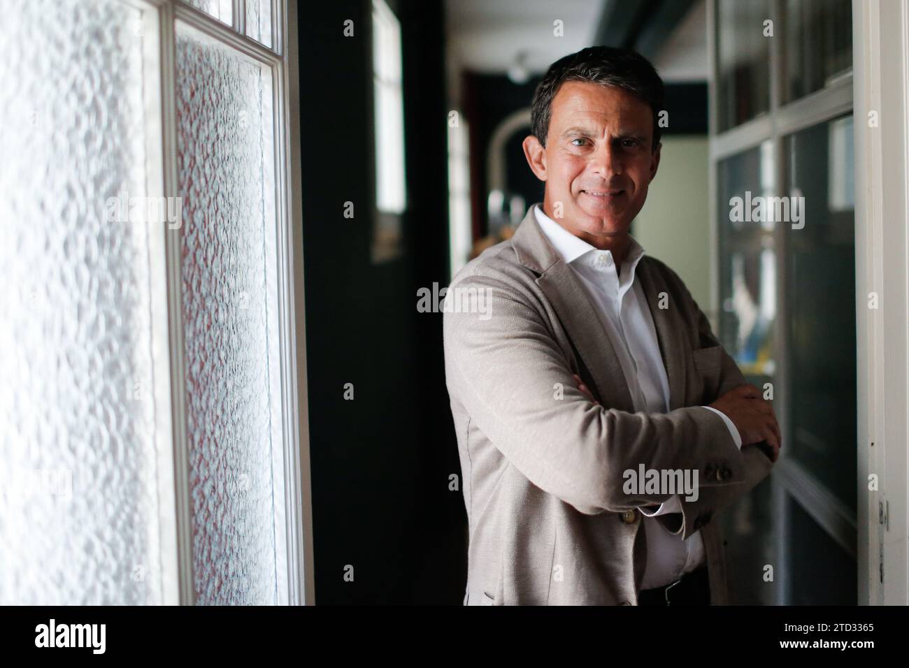 Barcelona, 07/17/2019. Portrait of the politician Manuel Valls. Photo