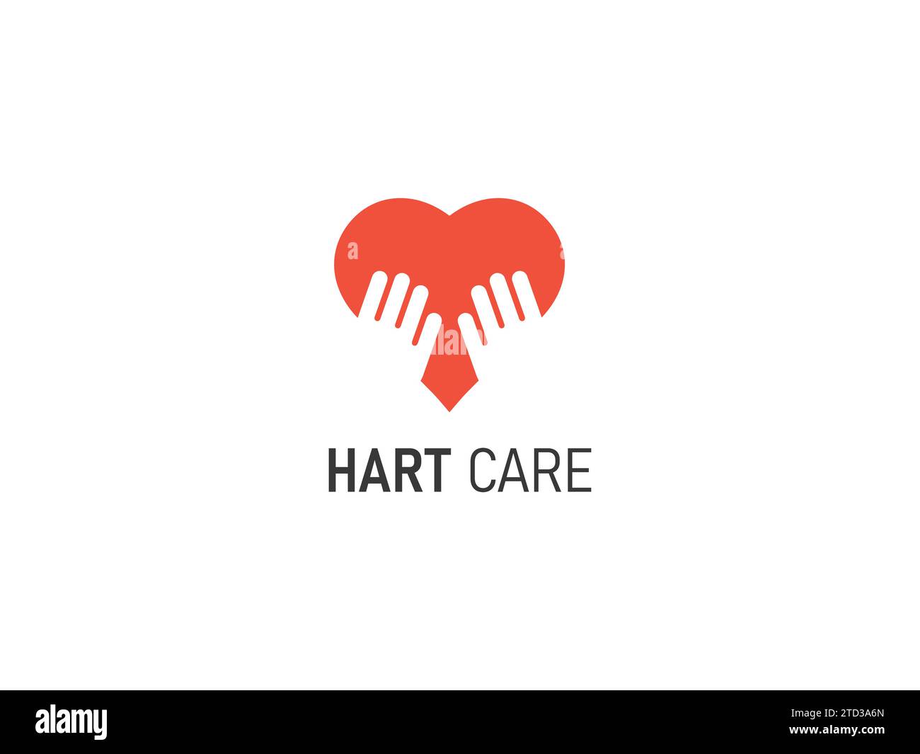 hand Heart care logo Stock Vector Image & Art - Alamy