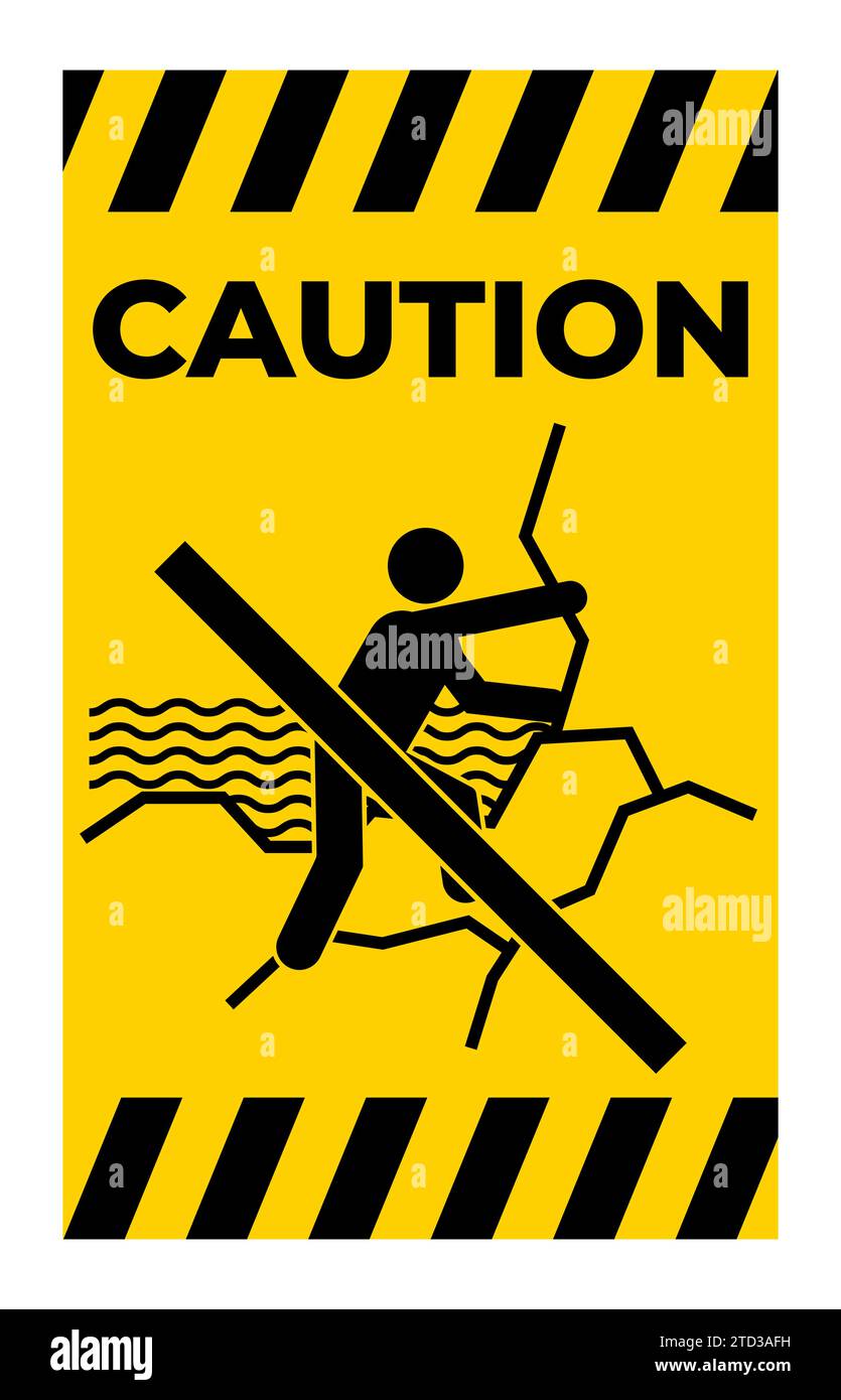 Prohibition Sign No Rock Climbing Symbol Stock Vector Image & Art Alamy