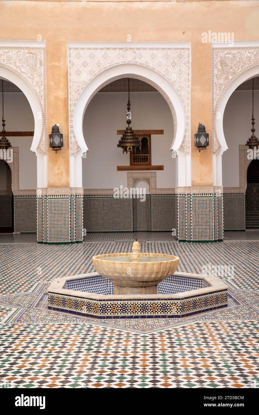 Meknes, Moulay Ismail Shrine, Morocco Stock Photo