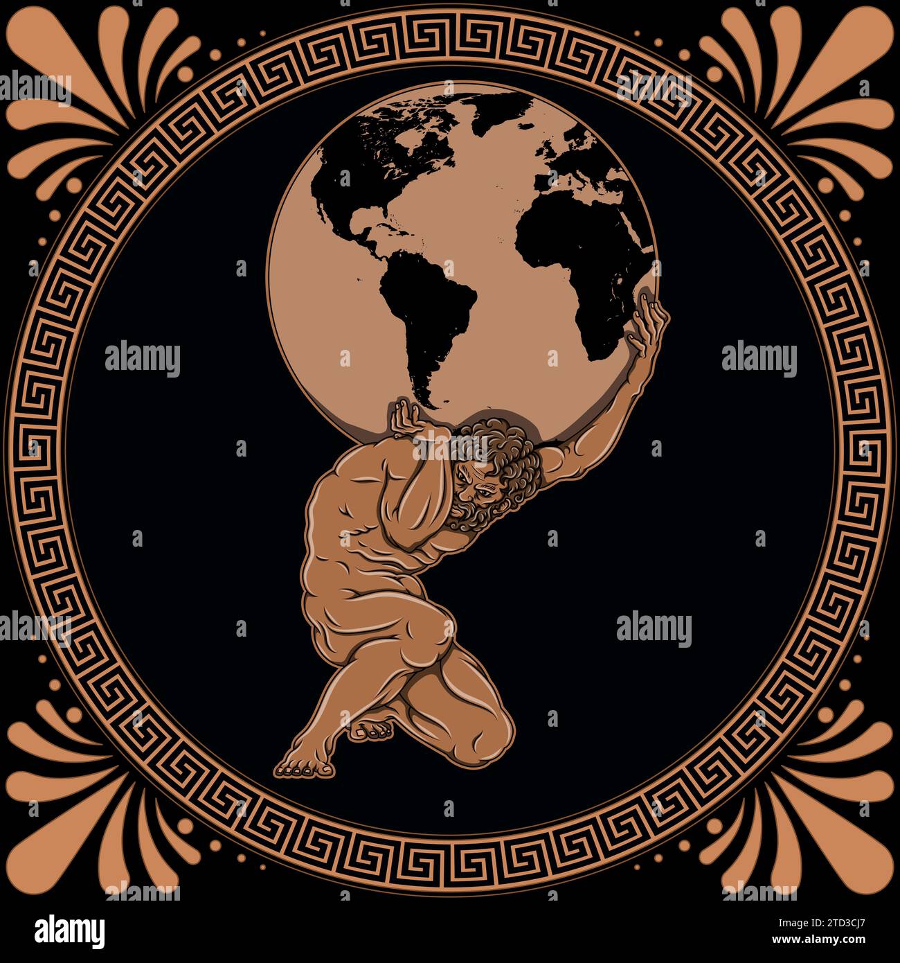 Statue of atlas holding globe hi-res stock photography and images - Alamy