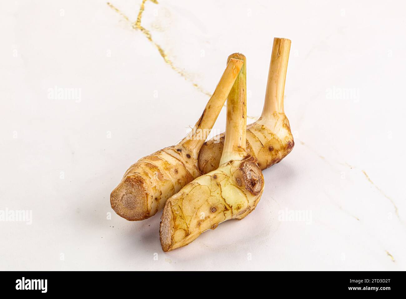 Raw galangal root seasonong aroma for cooking Stock Photo