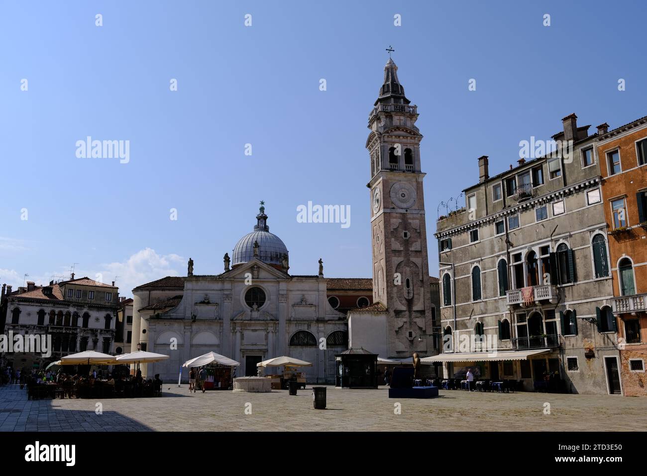 Venice Italy - Santa Maria Formosa church - Campo Santa Maria Formosa Stock Photo