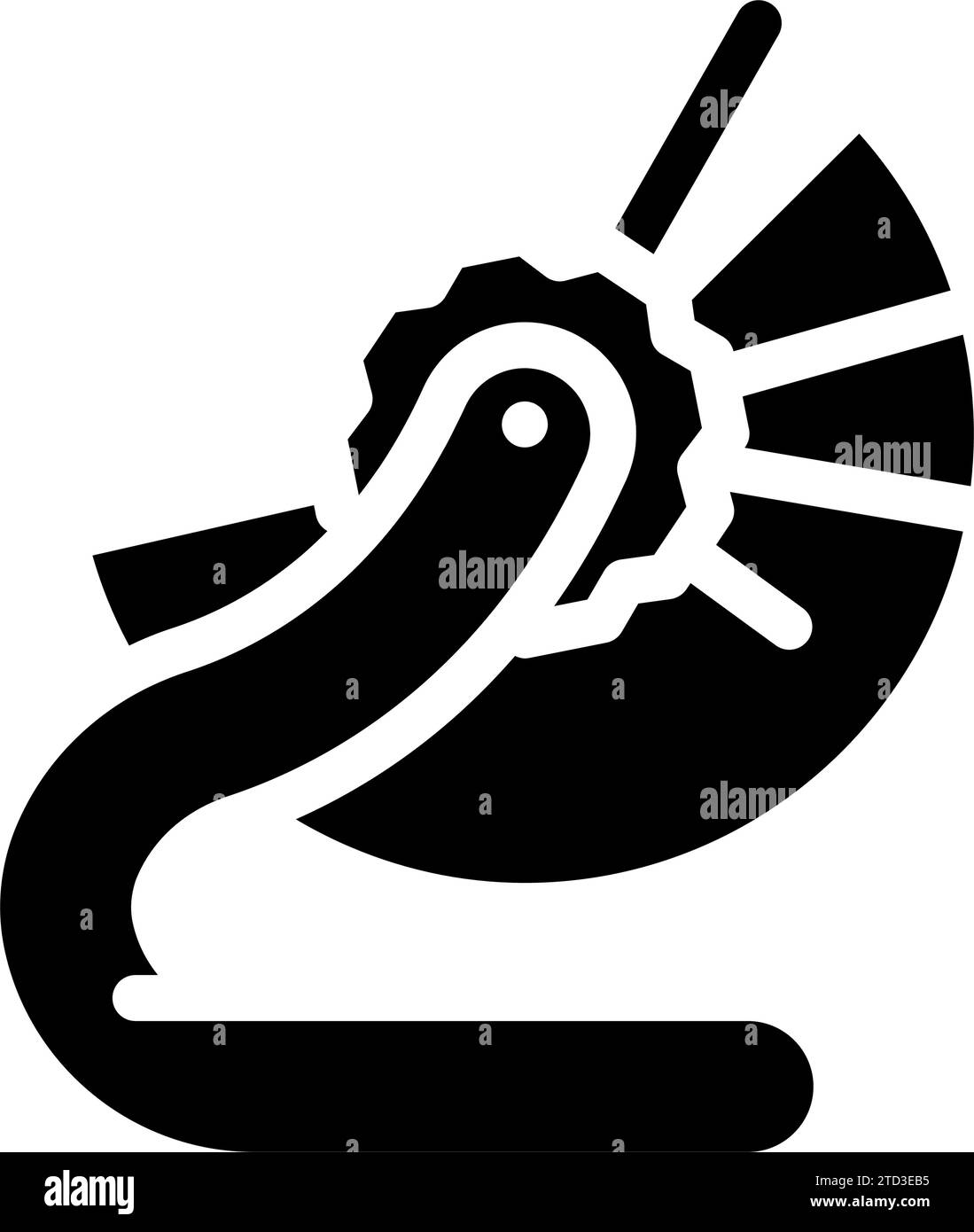 rolodex list glyph icon vector illustration Stock Vector