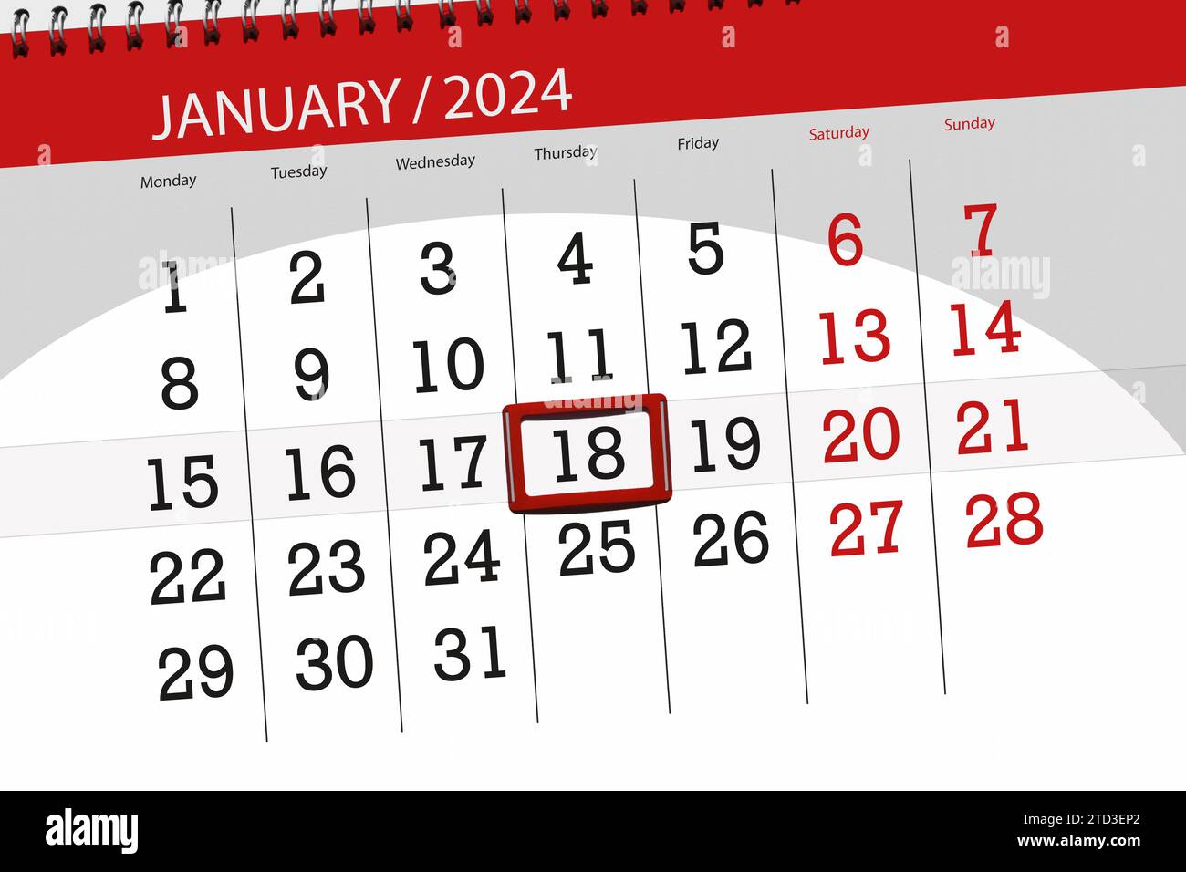 Calendar 2024, deadline, day, month, page, organizer, date, January ...