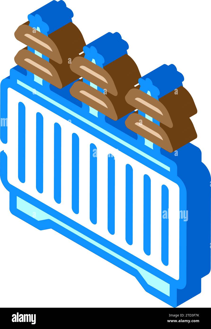 transformer electric isometric icon vector illustration Stock Vector ...