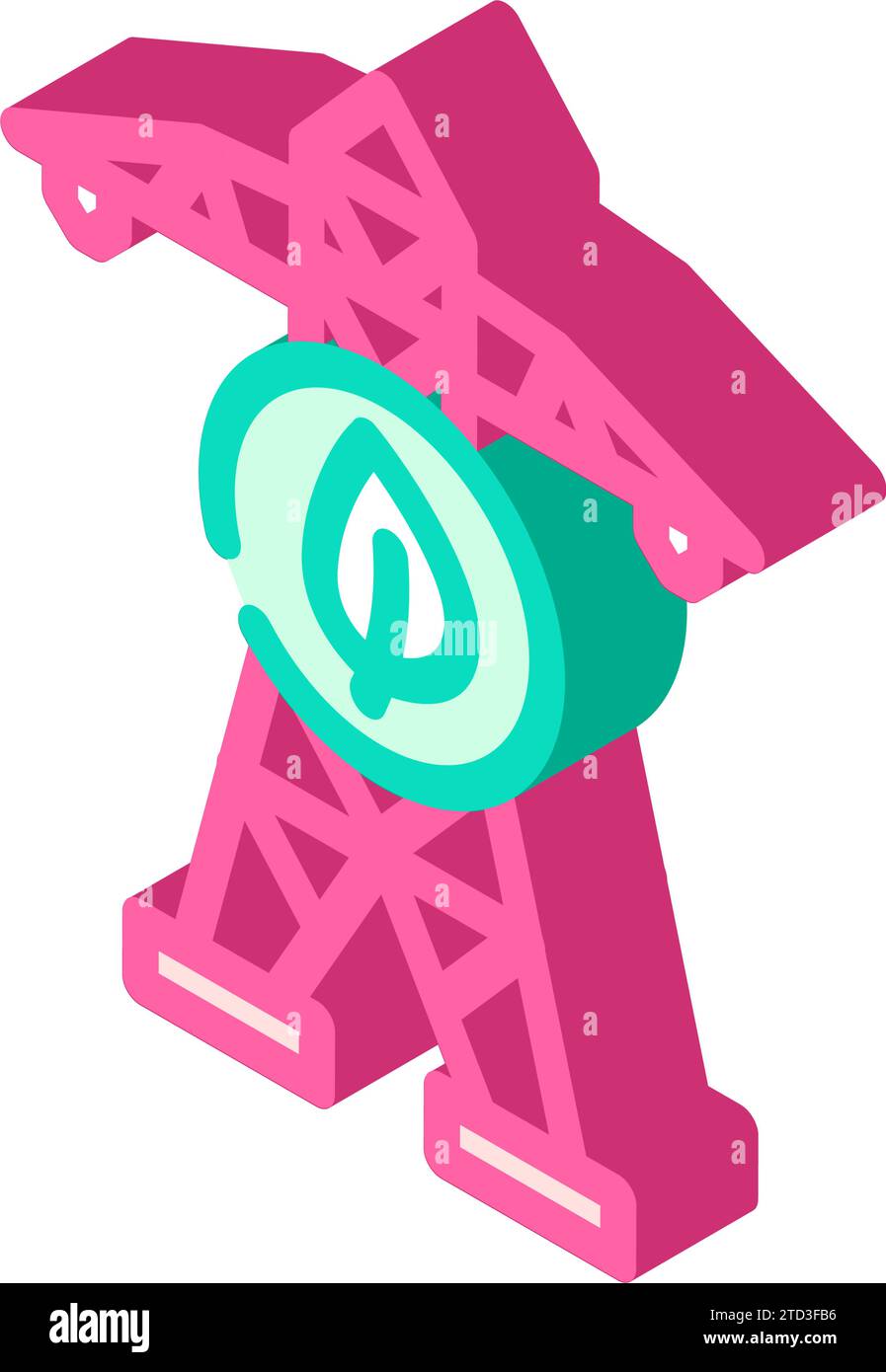 grid innovation electric isometric icon vector illustration Stock ...