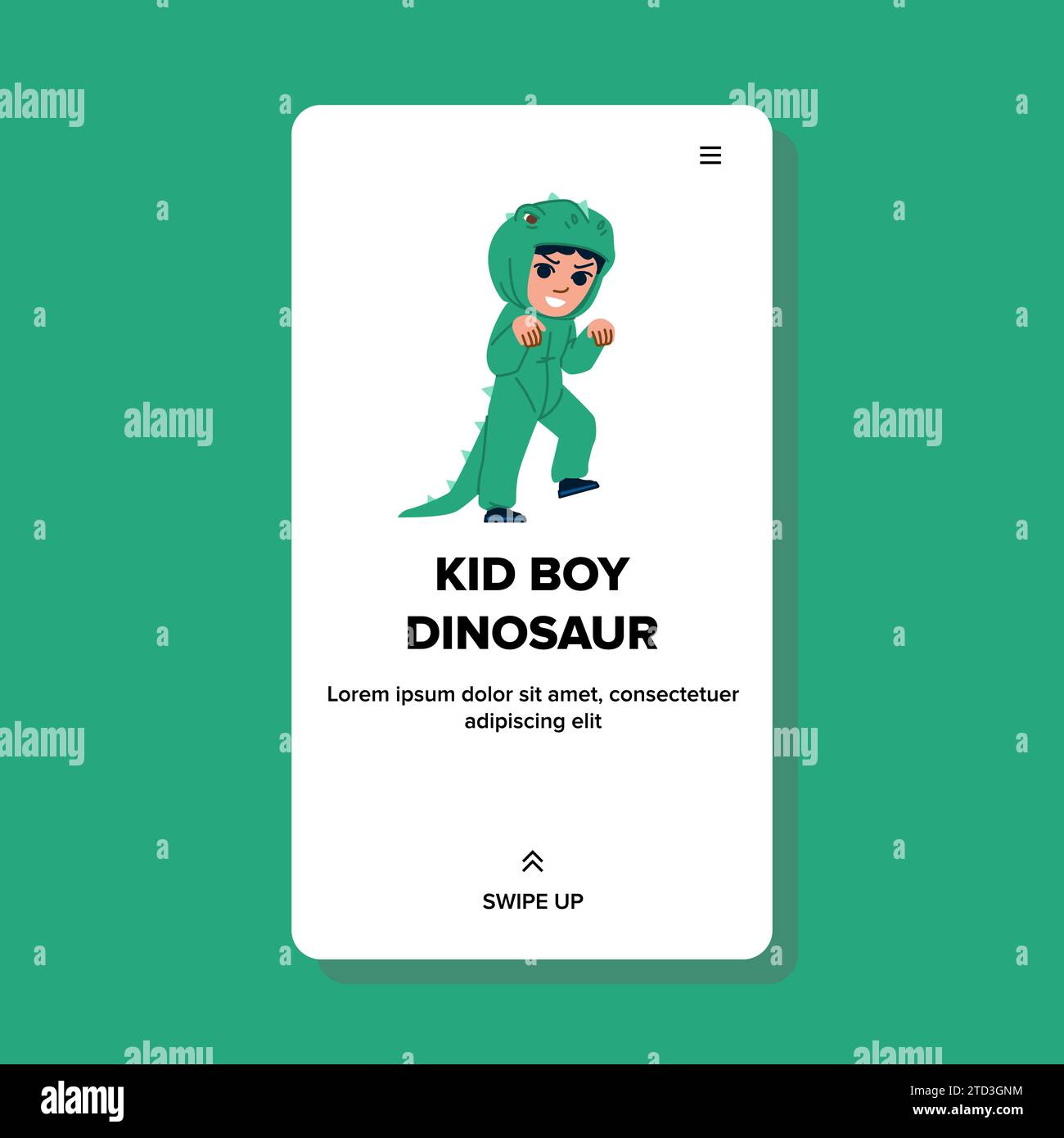 animal kid boy dinosaur vector Stock Vector Image & Art - Alamy