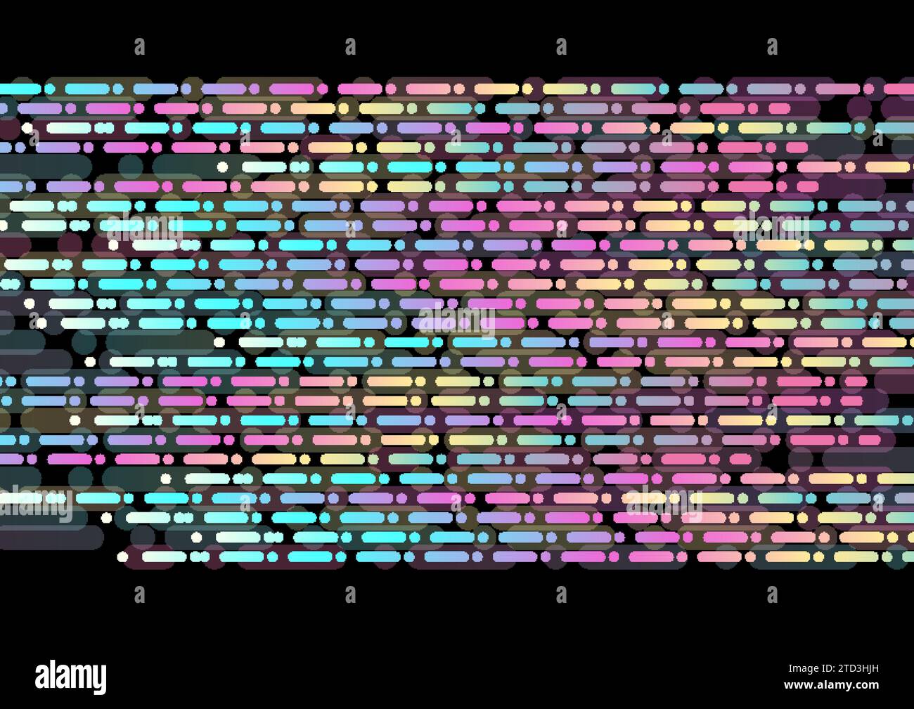 Holographic dots and stripes geometric abstract tech background. Vector ...