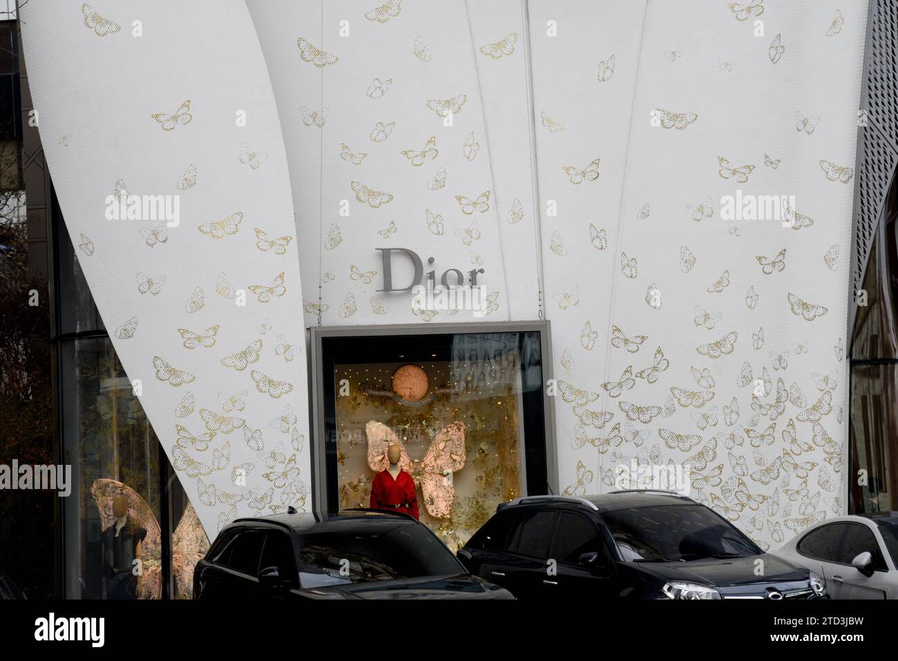 Dior brand in Gangnam Seoul South Korea on December 13 2023