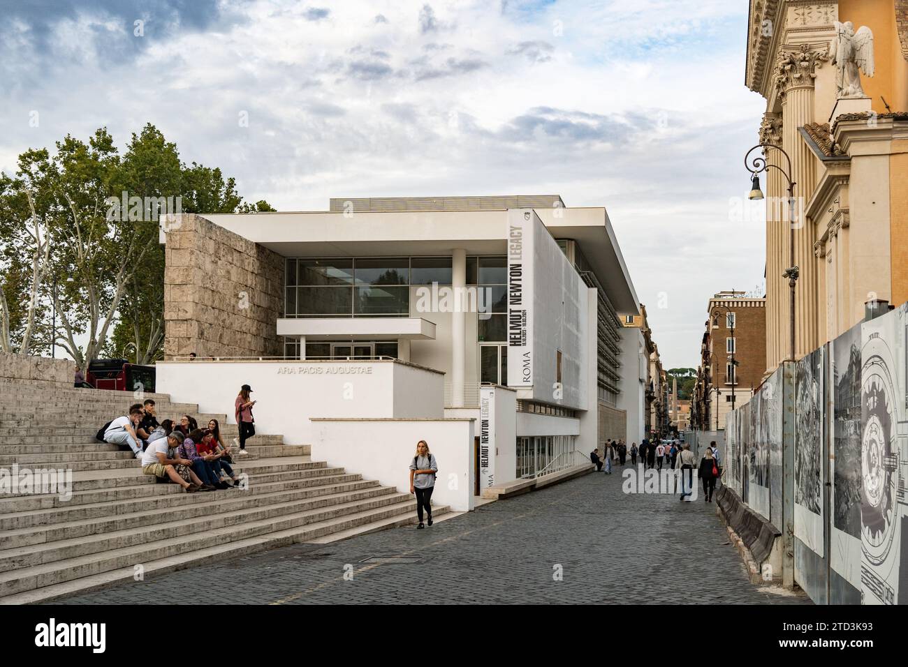 Ara Rome Outside of Ara Pacis Augustae, museum in Rome, Italy Stock Photo - Alamy