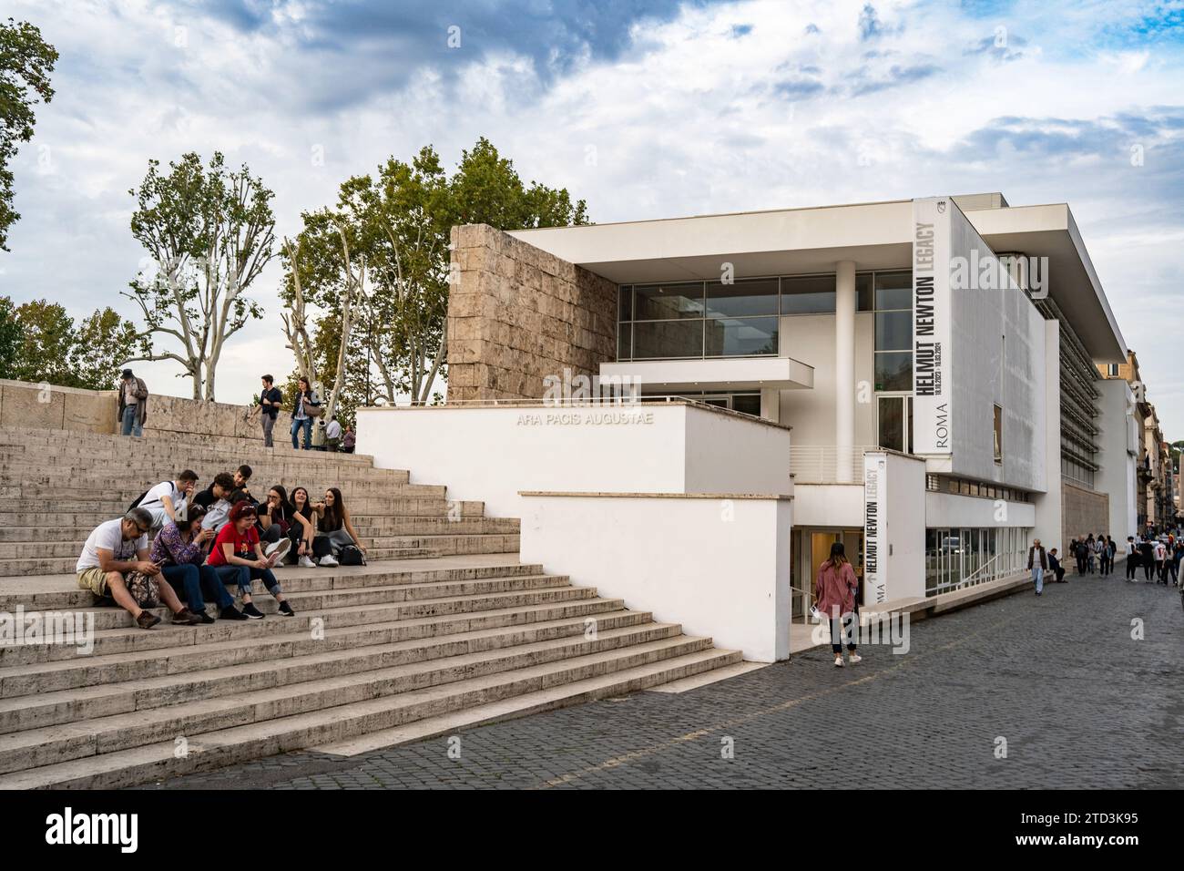 Ara Rome Outside of Ara Pacis Augustae, museum in Rome, Italy Stock Photo - Alamy