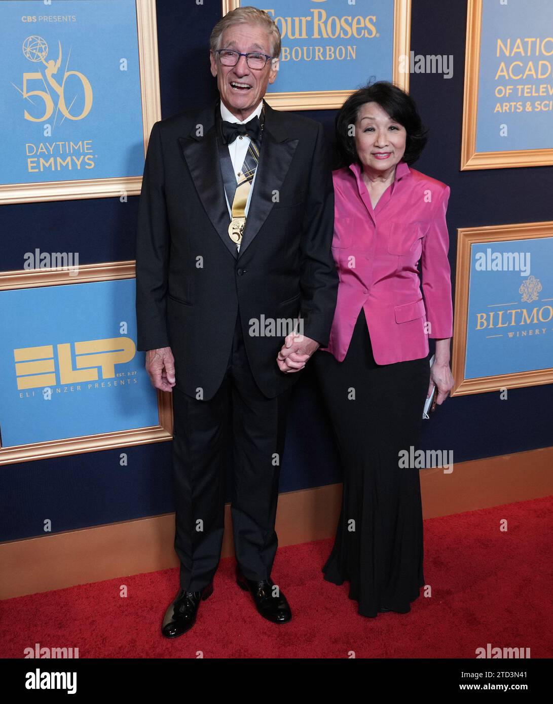 (LR) Maury Povich and Connie Chung arrives at the 50th Annual Daytime