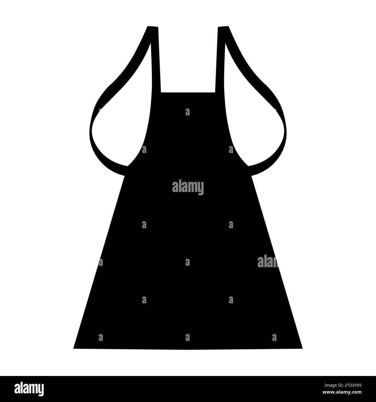 Apron vector black icon on white background Stock Vector Image & Art Alamy
