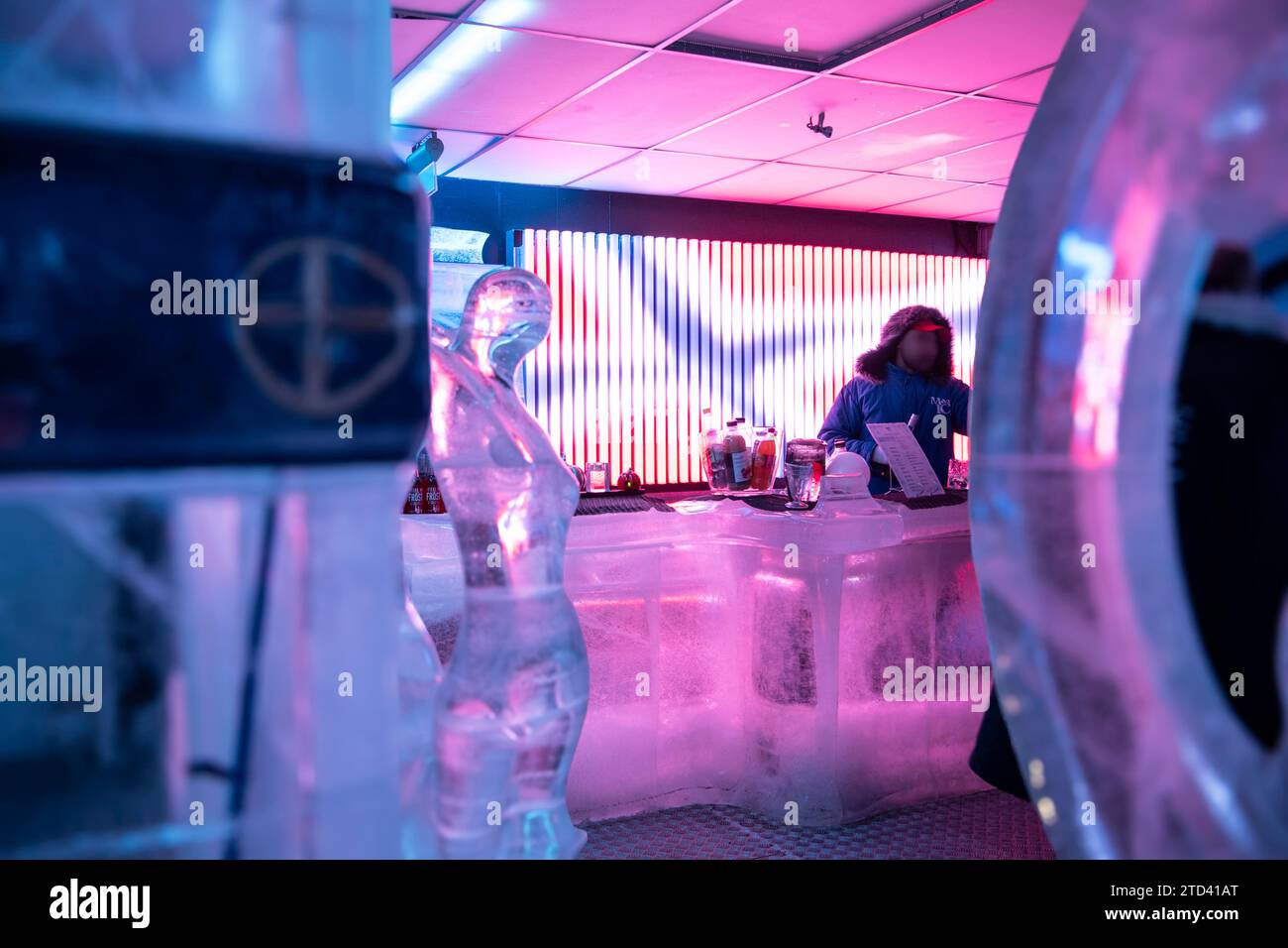 Magic Ice Bar, Oslo, Norway Stock Photo Alamy