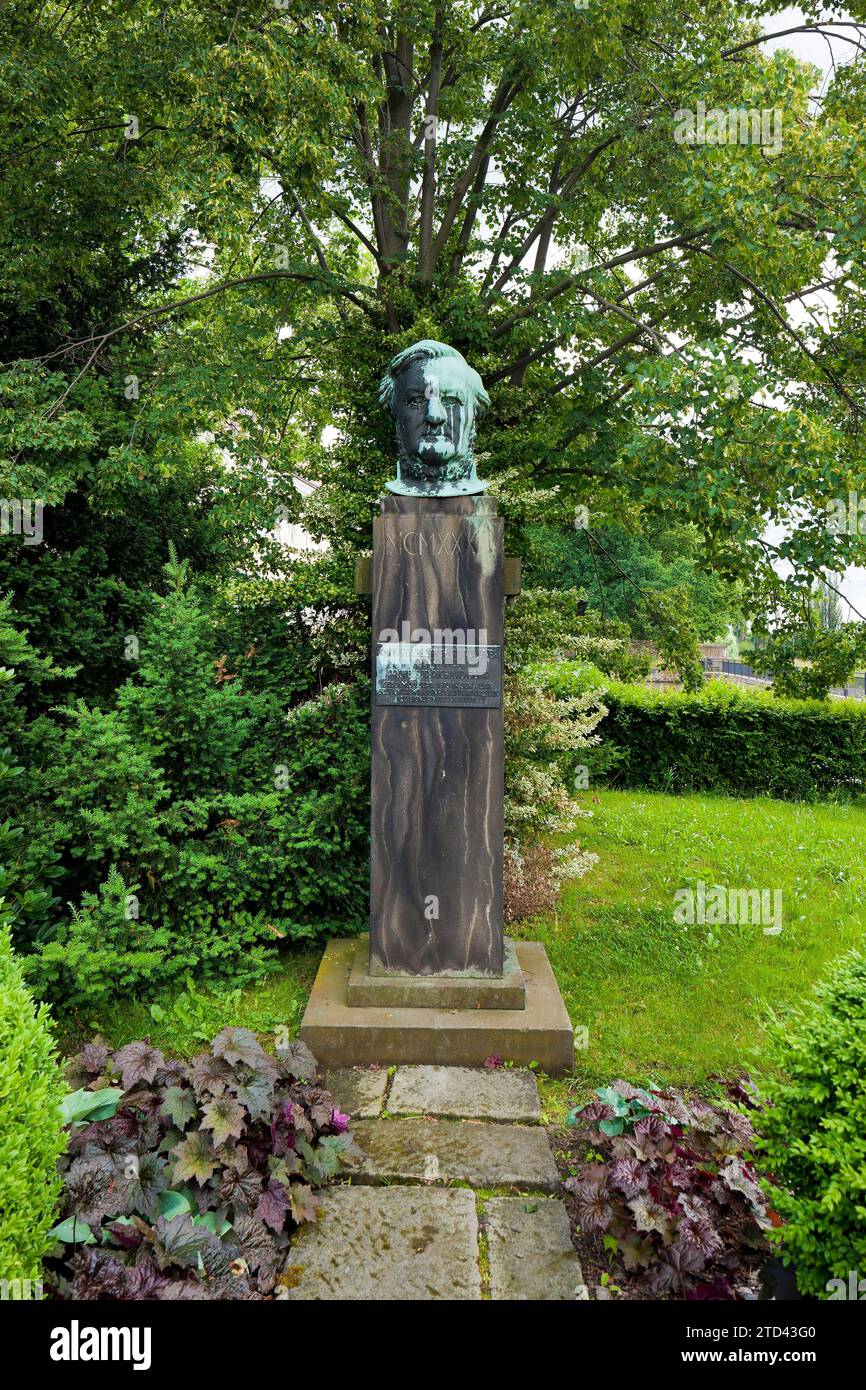 Richard Wagner Monument Graupa Stock Photo - Alamy