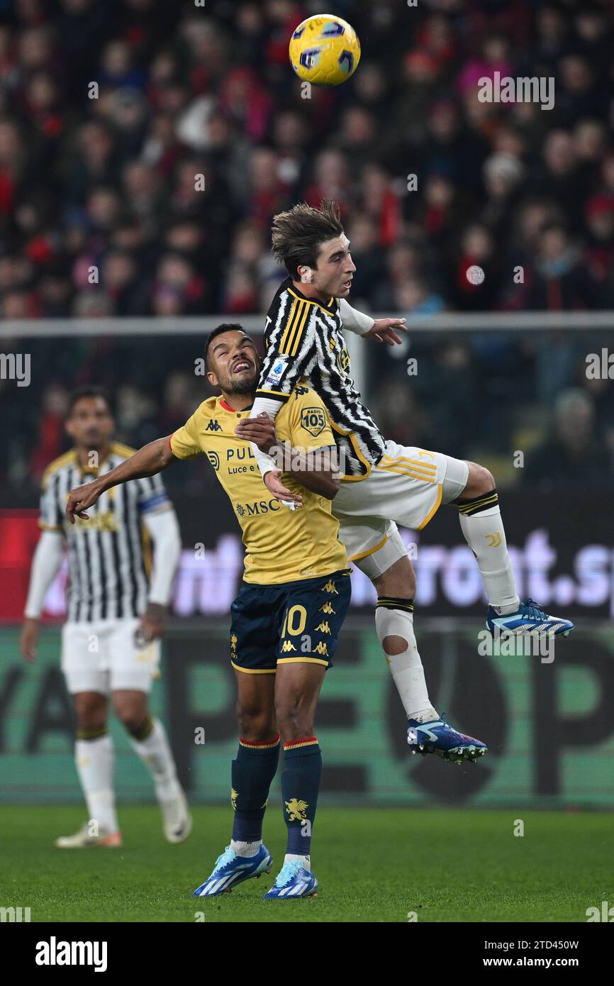 Junior Messias Genoa Fabio Miretti Juventus During The Italian Junior Messias Genoa Fabio Miretti Juventus During The Italian