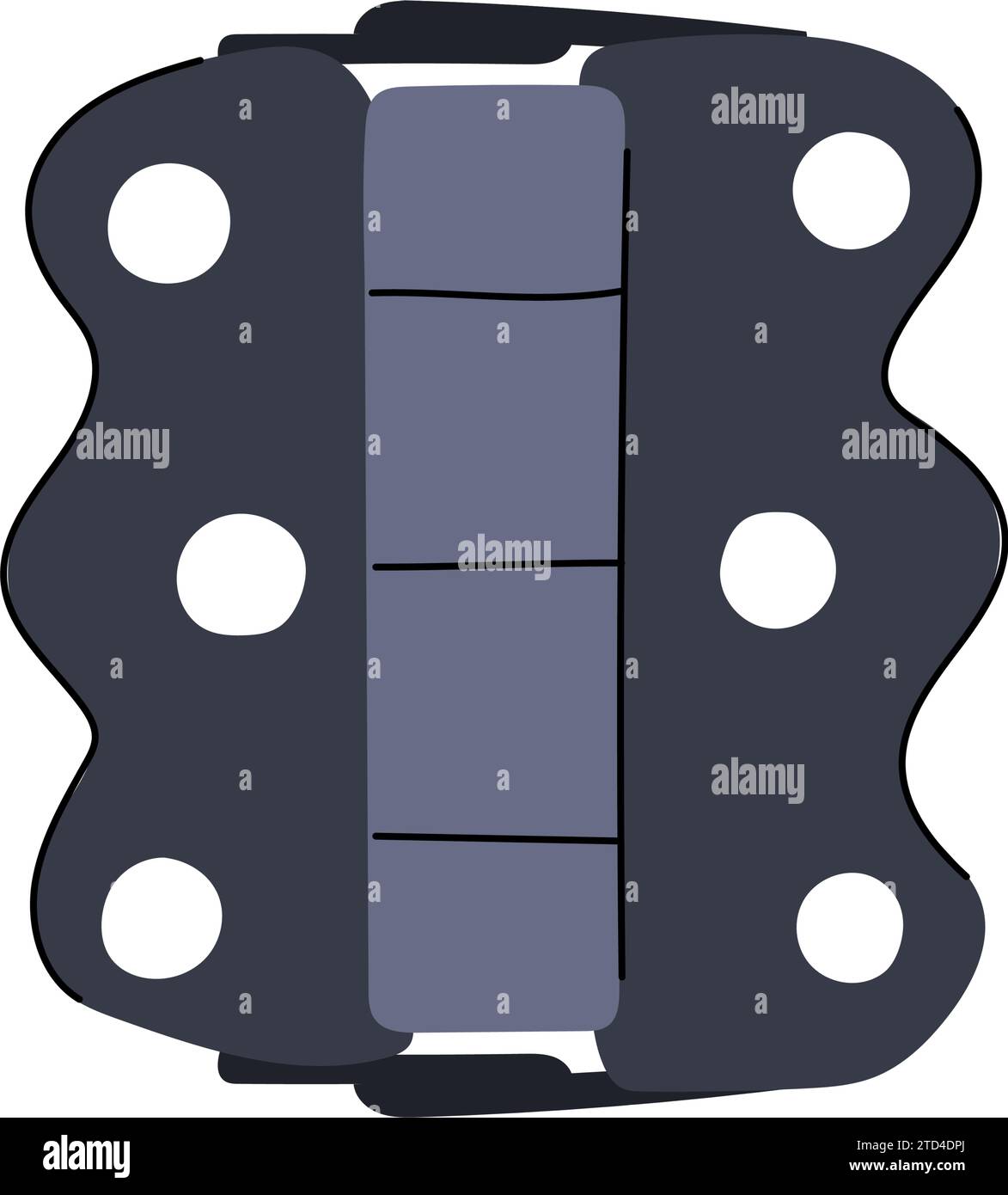 object door hinge cartoon vector illustration Stock Vector Image & Art