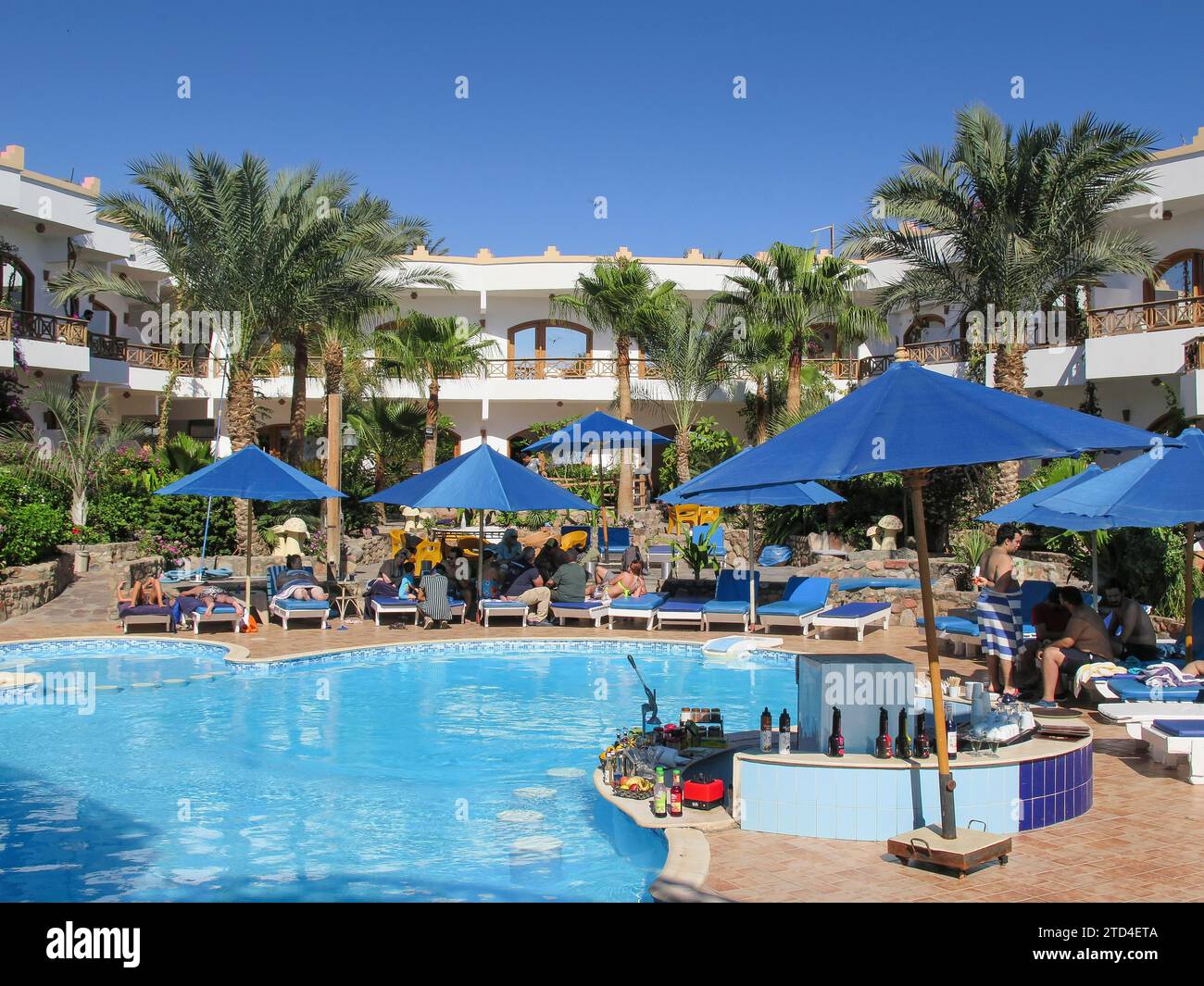 Swimming pool at Oasis Resort and Dive Centre, Dahab, Sinai