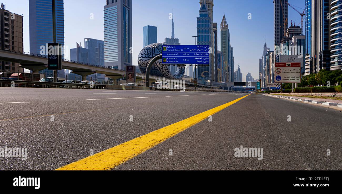 Sheik Zayed Roa Complete closure of Sheik Zayed Road in the direction of Abu Dhabi ...