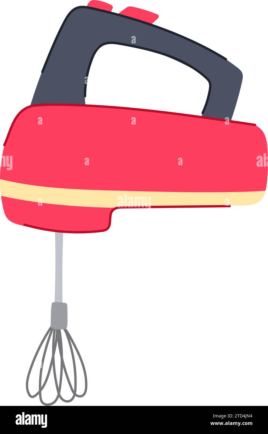 food hand mixer cartoon vector illustration Stock Vector Image & Art