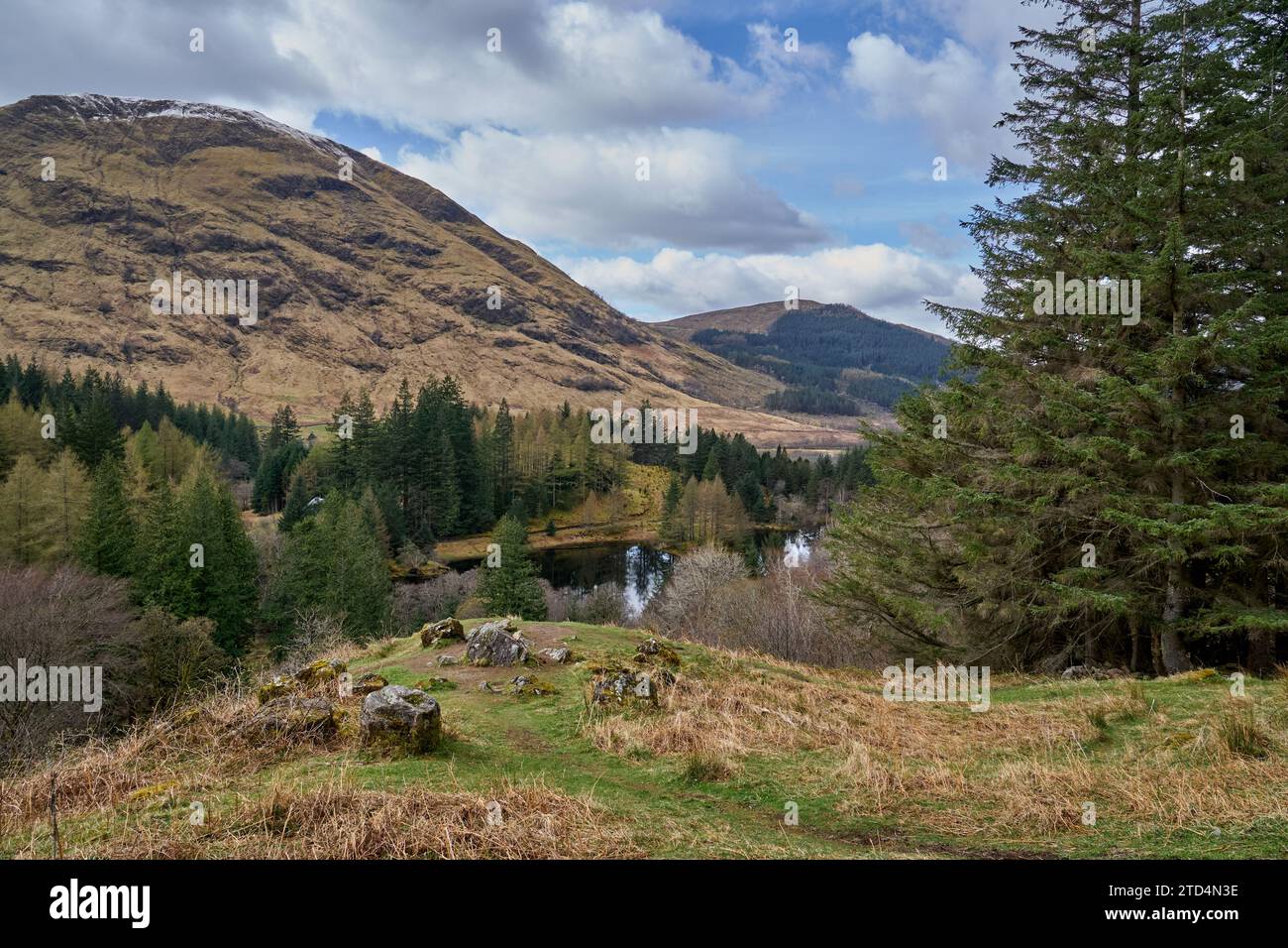 The filming location of Hagrid's Hut and Hogwarts from Harry Potter and