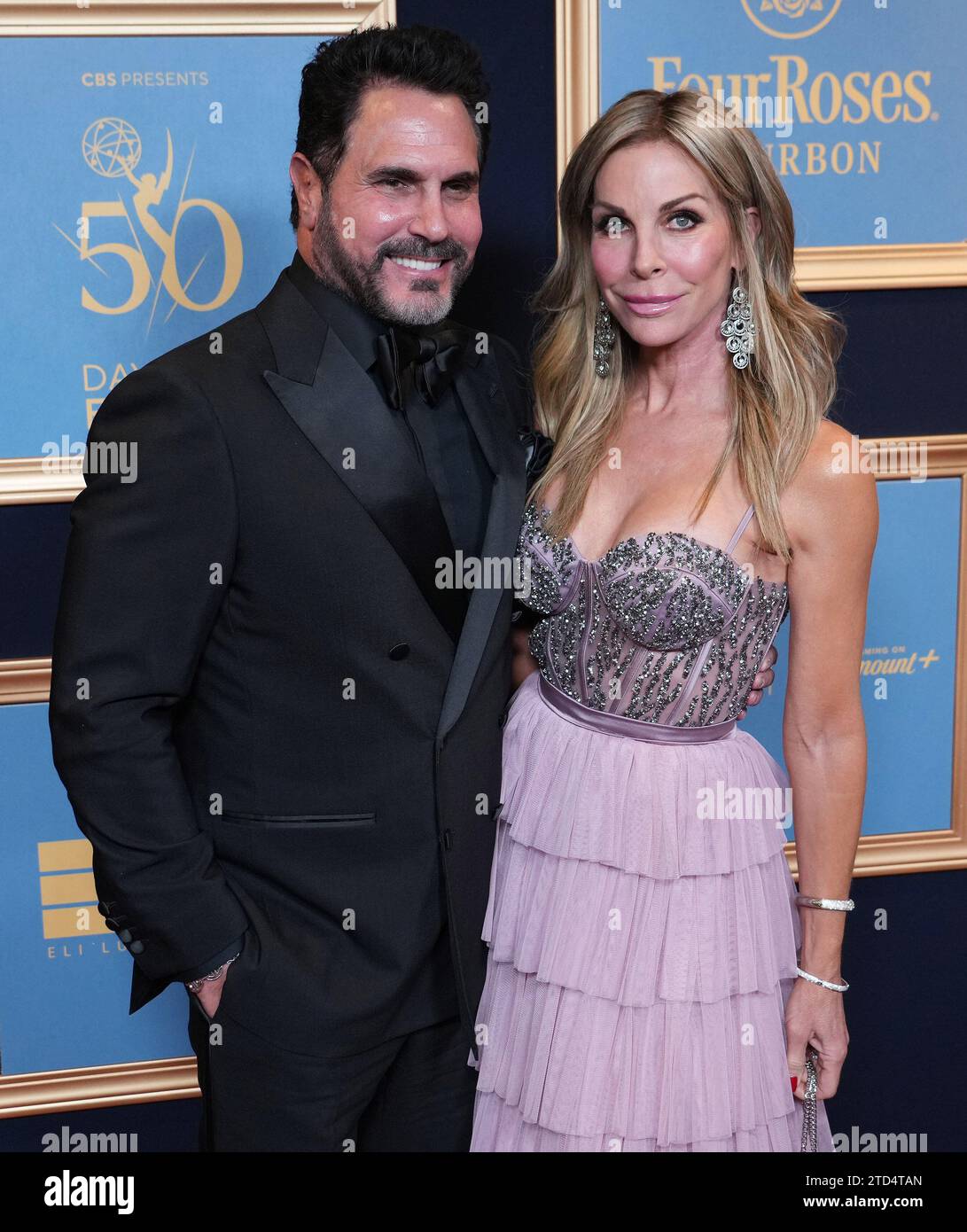 (L-R) Don Diamont and Cindy Ambuehl at the 50th Annual Daytime Emmy ...
