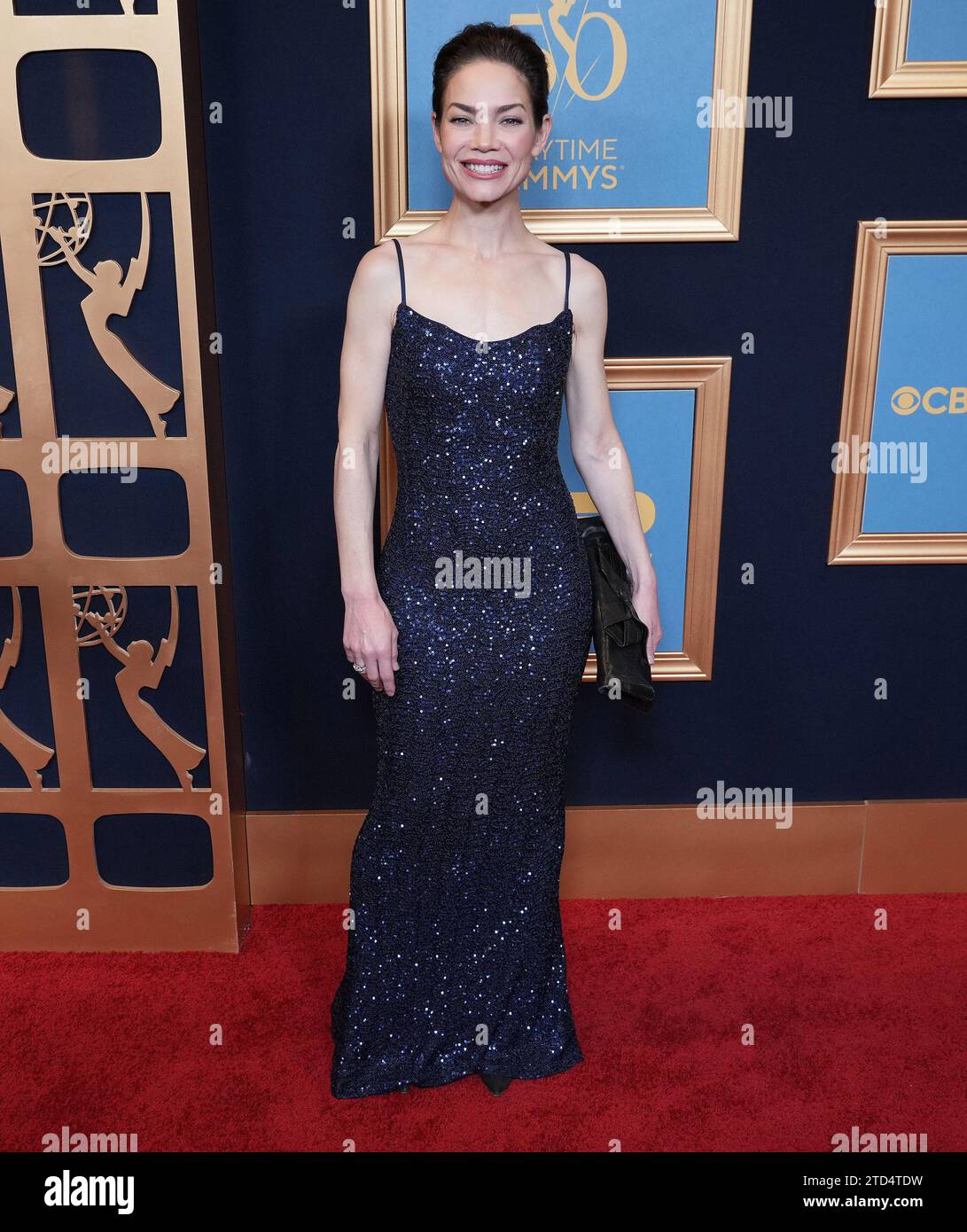 Rebecca Herbst arrives at the 50th Annual Daytime Emmy Awards held at
