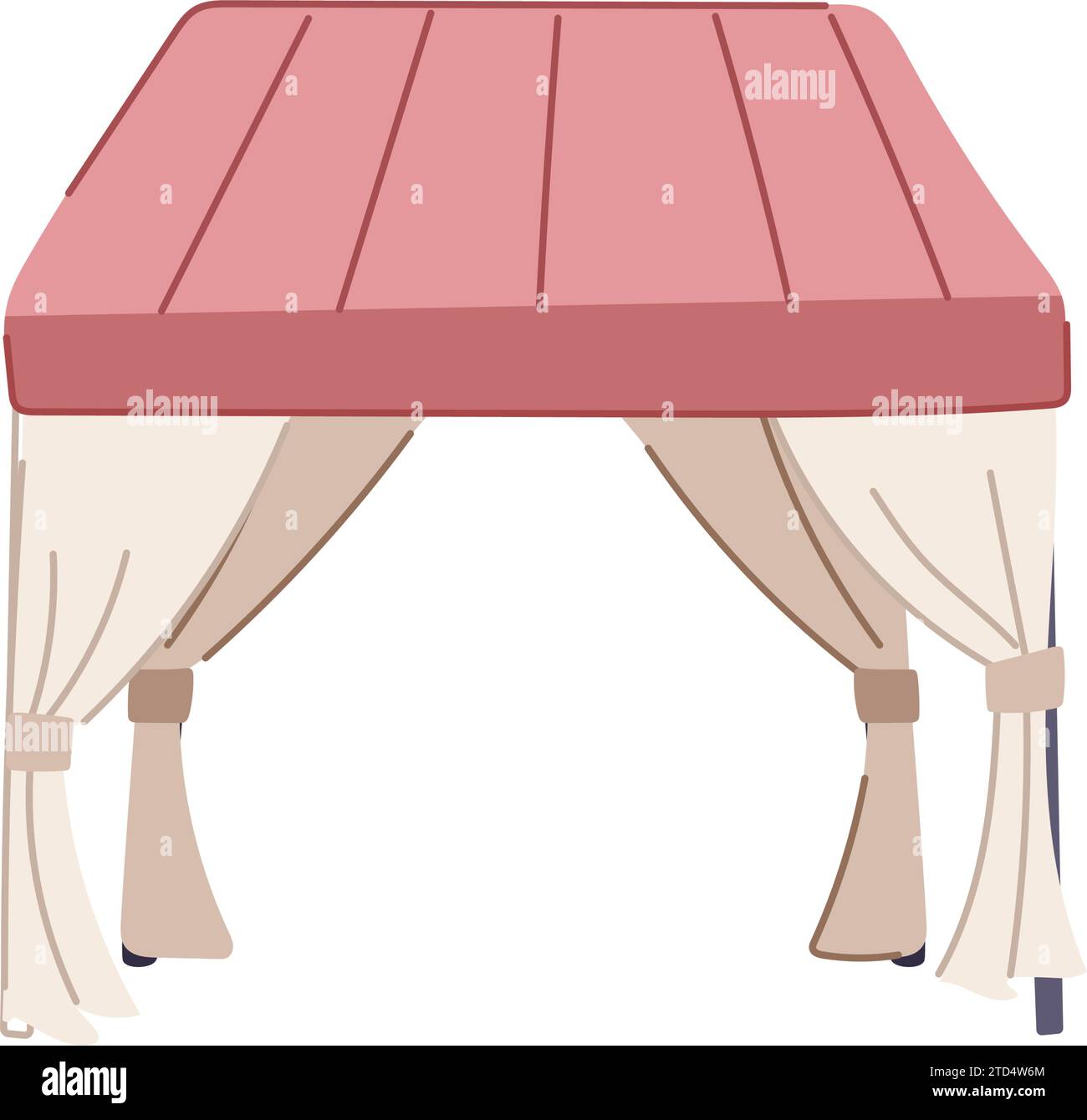 mockup tent garden cartoon vector illustration Stock Vector Image & Art ...
