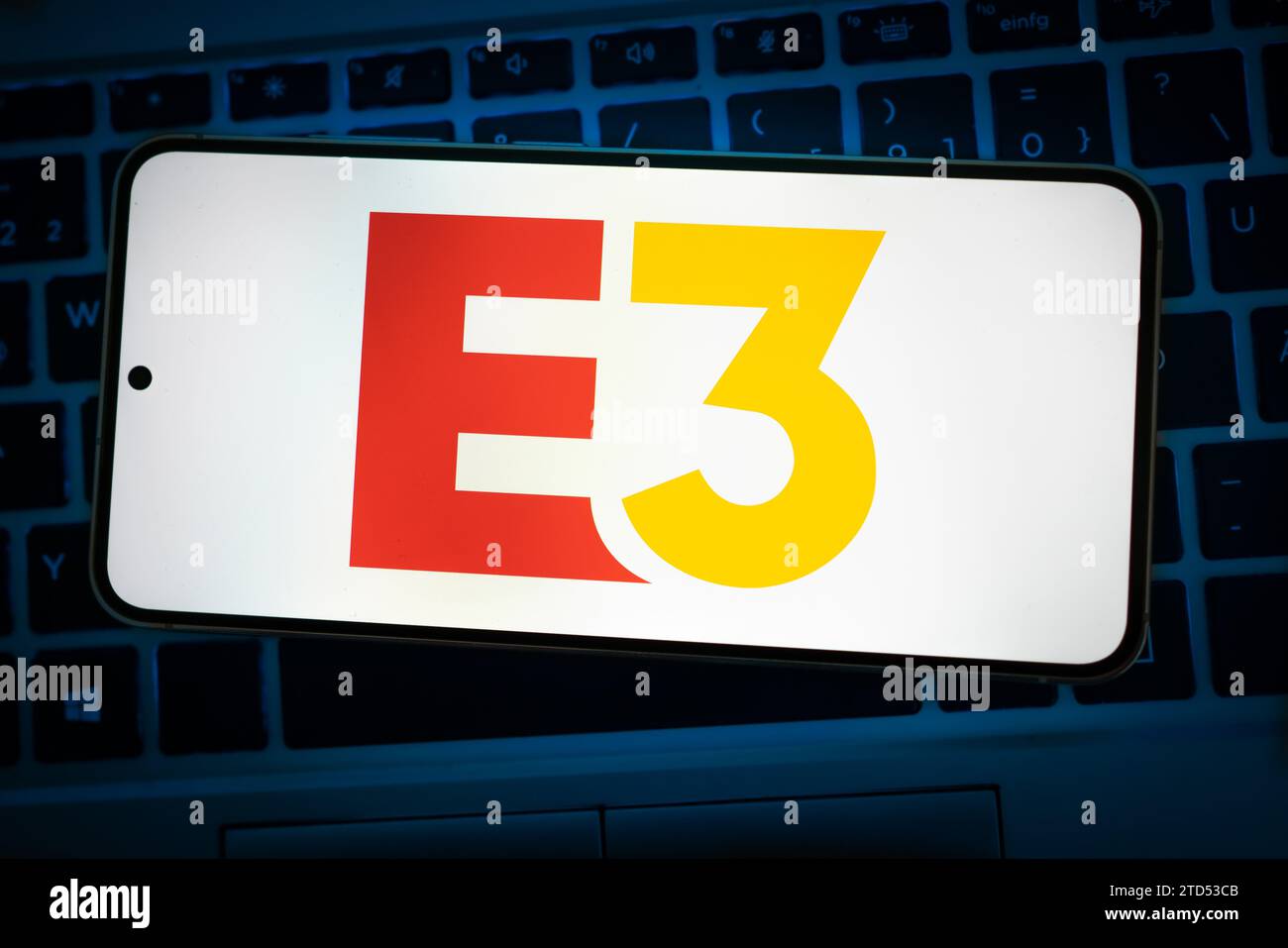 Electronic Entertainment Expo trade show in Los Angeles California called E3 Stock Photo