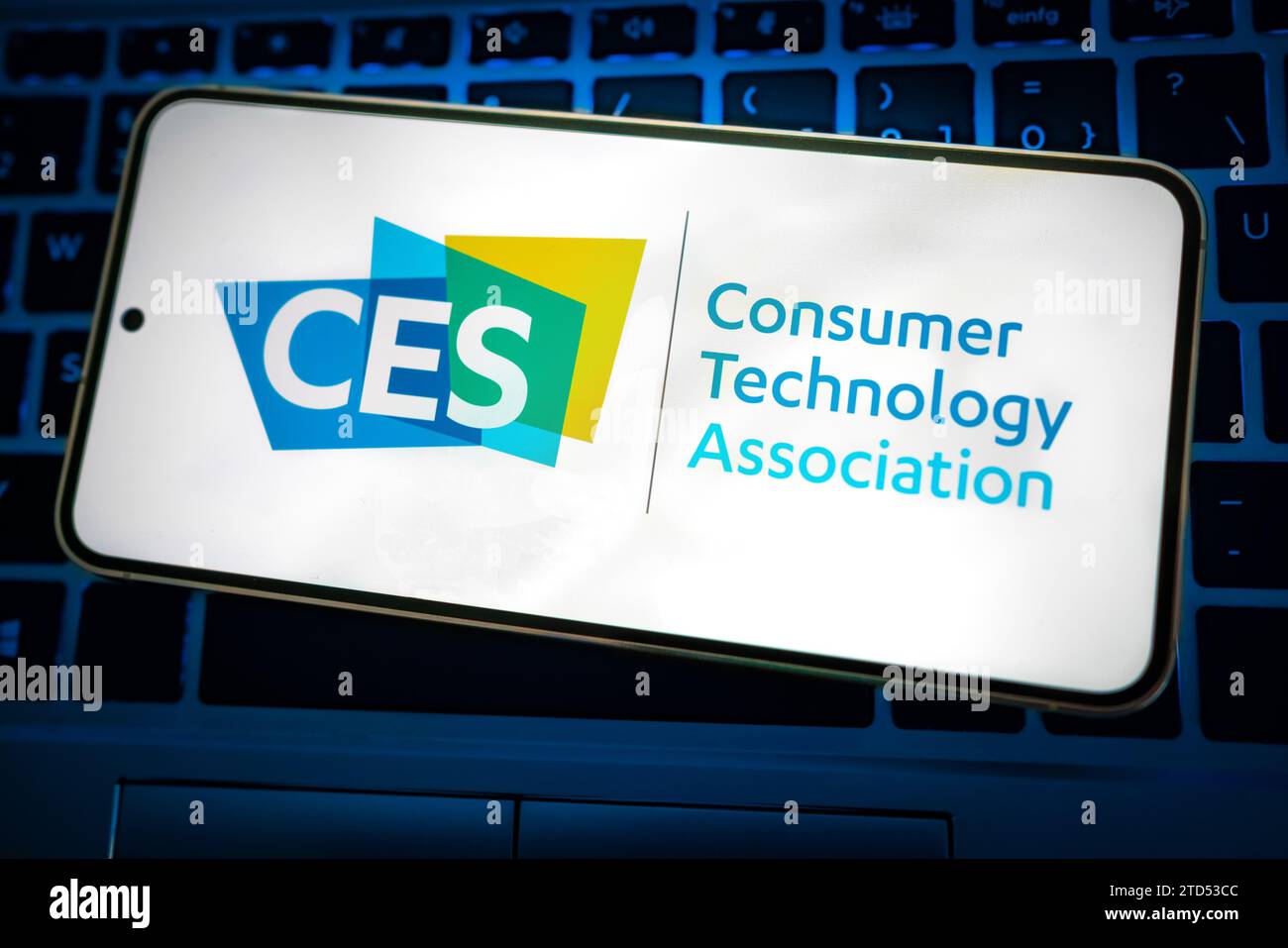 Consumer Electronics Show in Las Vegas called CES Stock Photo