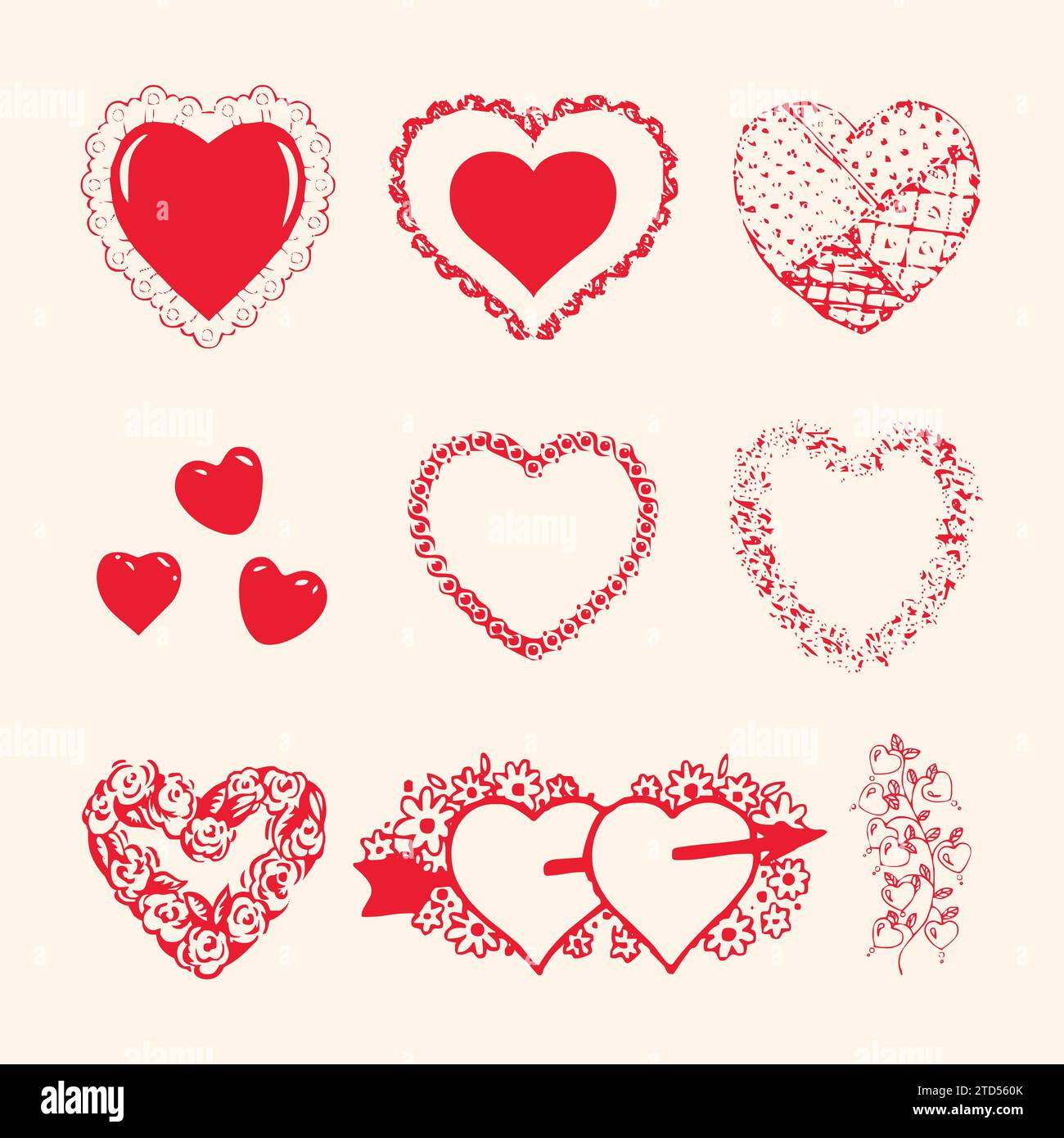 Hand drawn heart out hi-res stock photography and images - Alamy