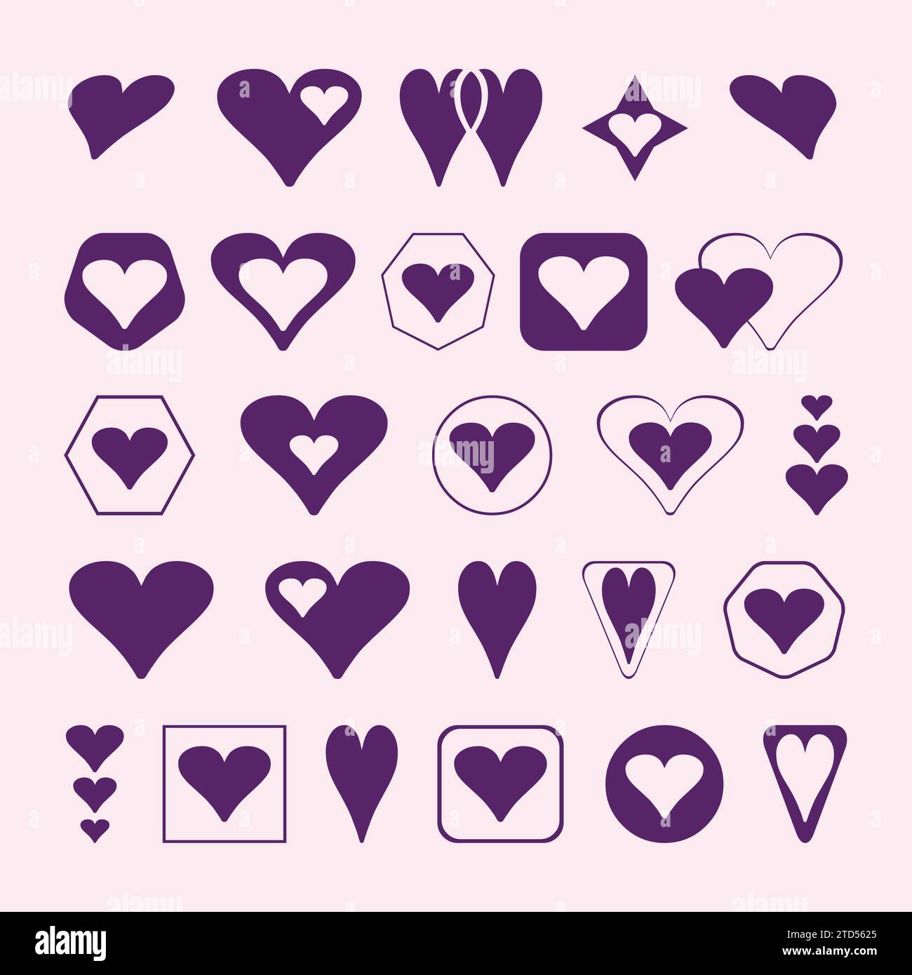 Wedding icons vector vectors hi-res stock photography and images - Alamy