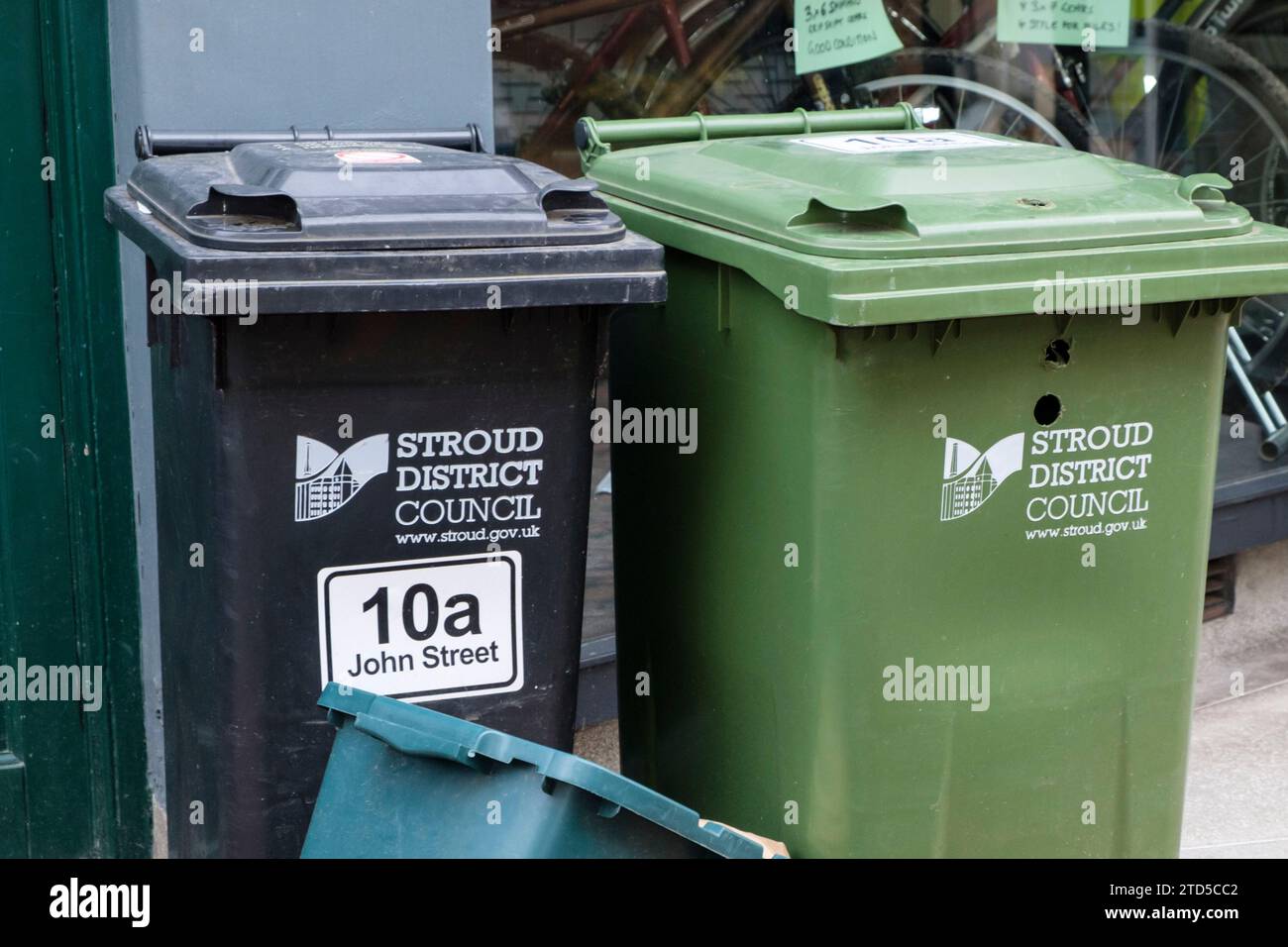 Around the Cotswolds town of Stroud on a December day. Stroud district