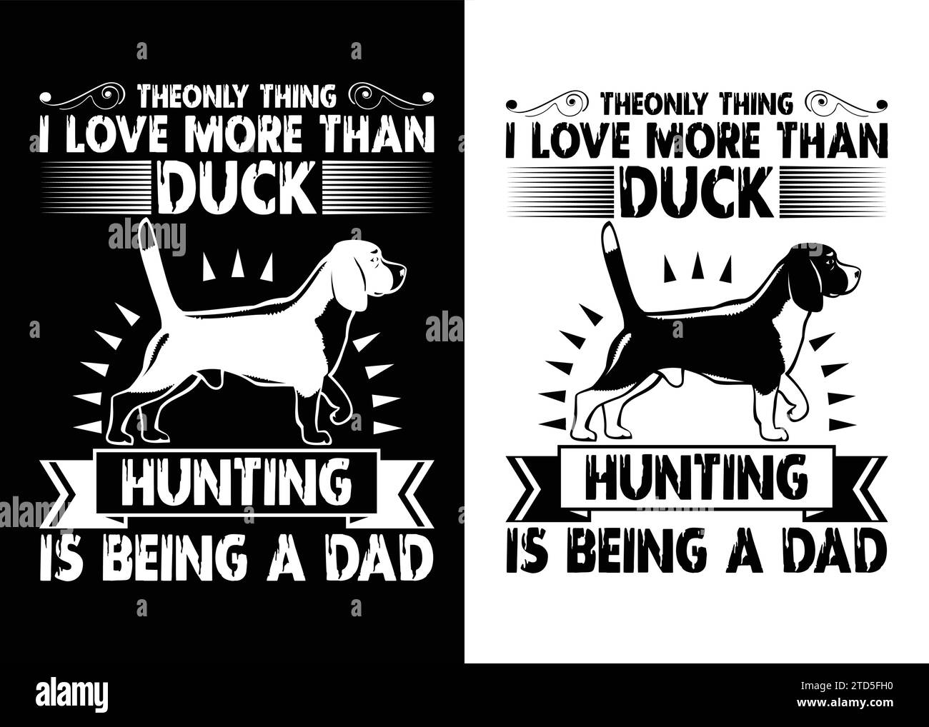 hunting tshirt design vector file, eps Stock Vector